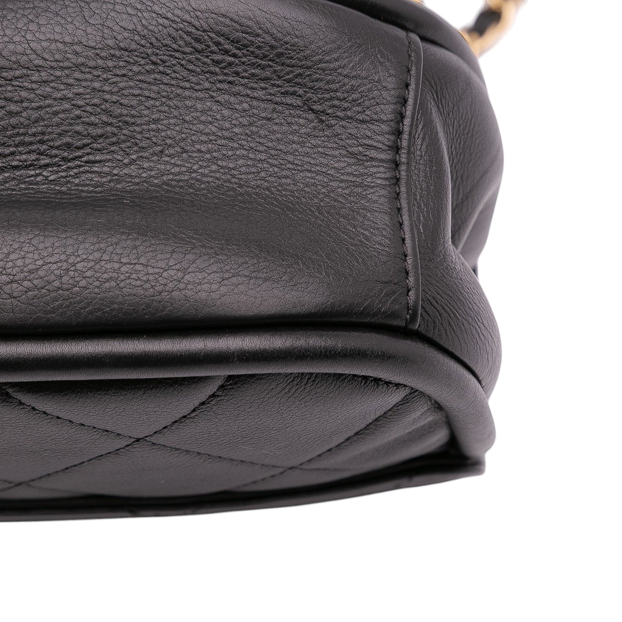 Chanel Mini CC Quilted Calfskin Round Moon Messenger Flap - image 9