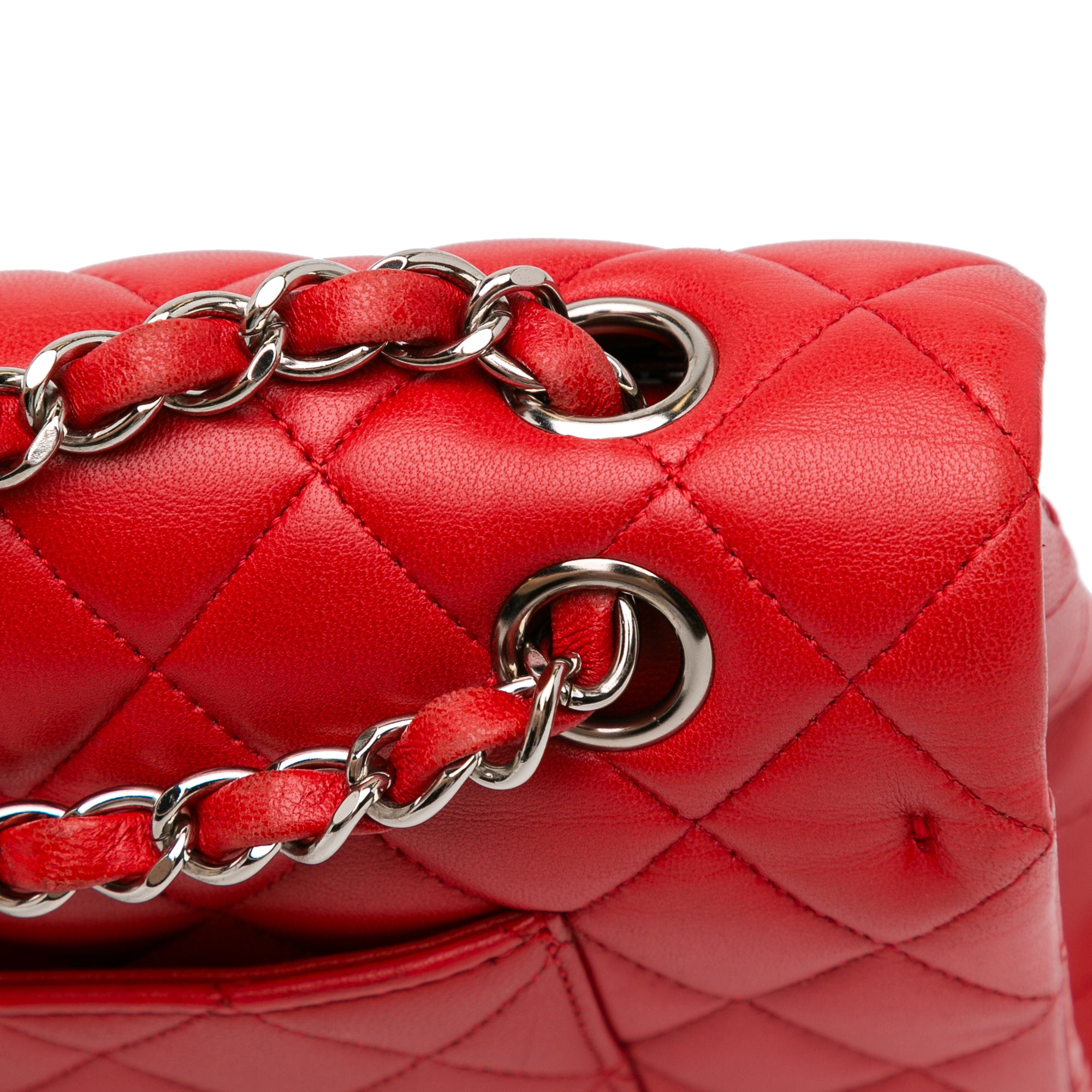 Chanel Medium Classic Lambskin Double Flap - image 10