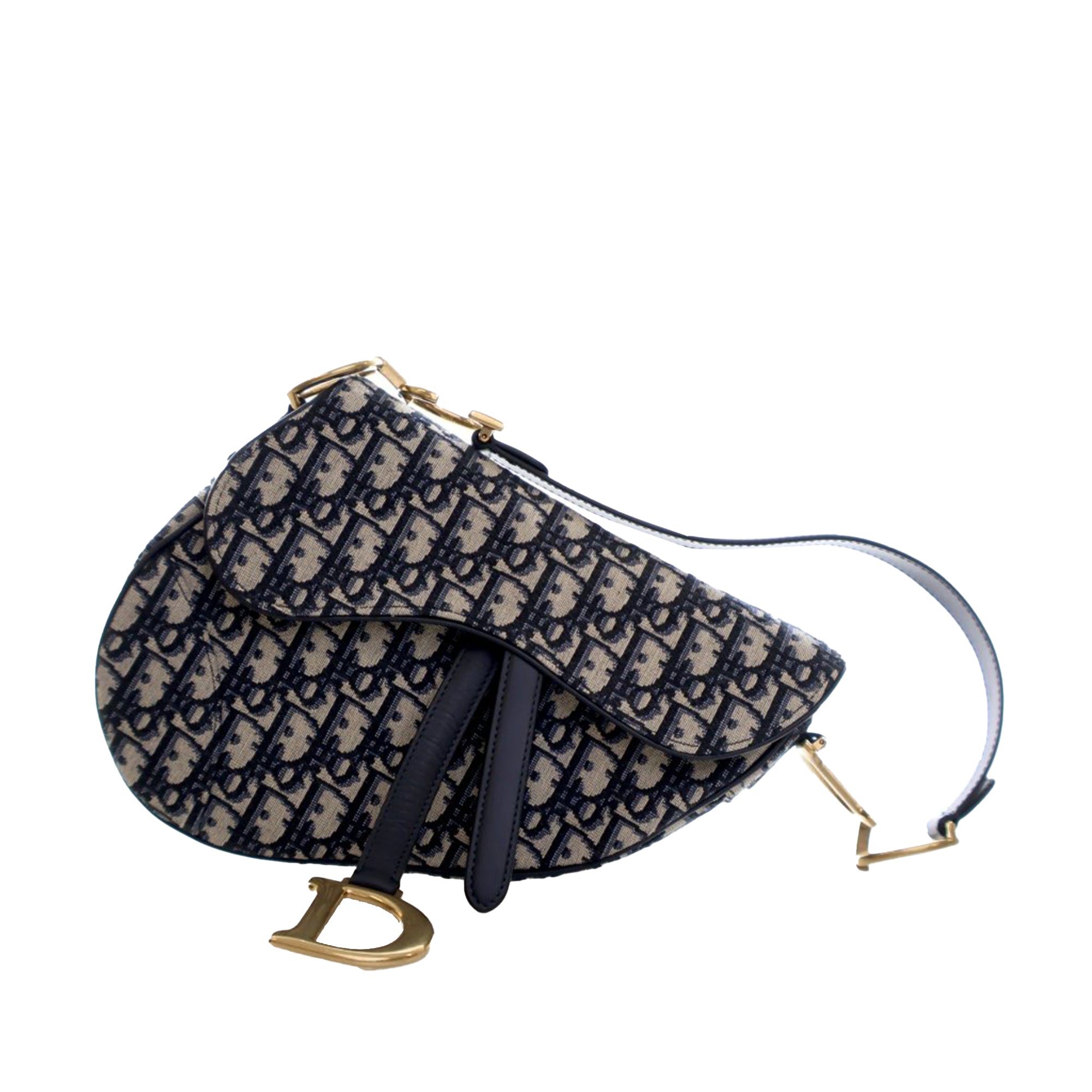 Dior Oblique Canvas Saddle Bag - image 2