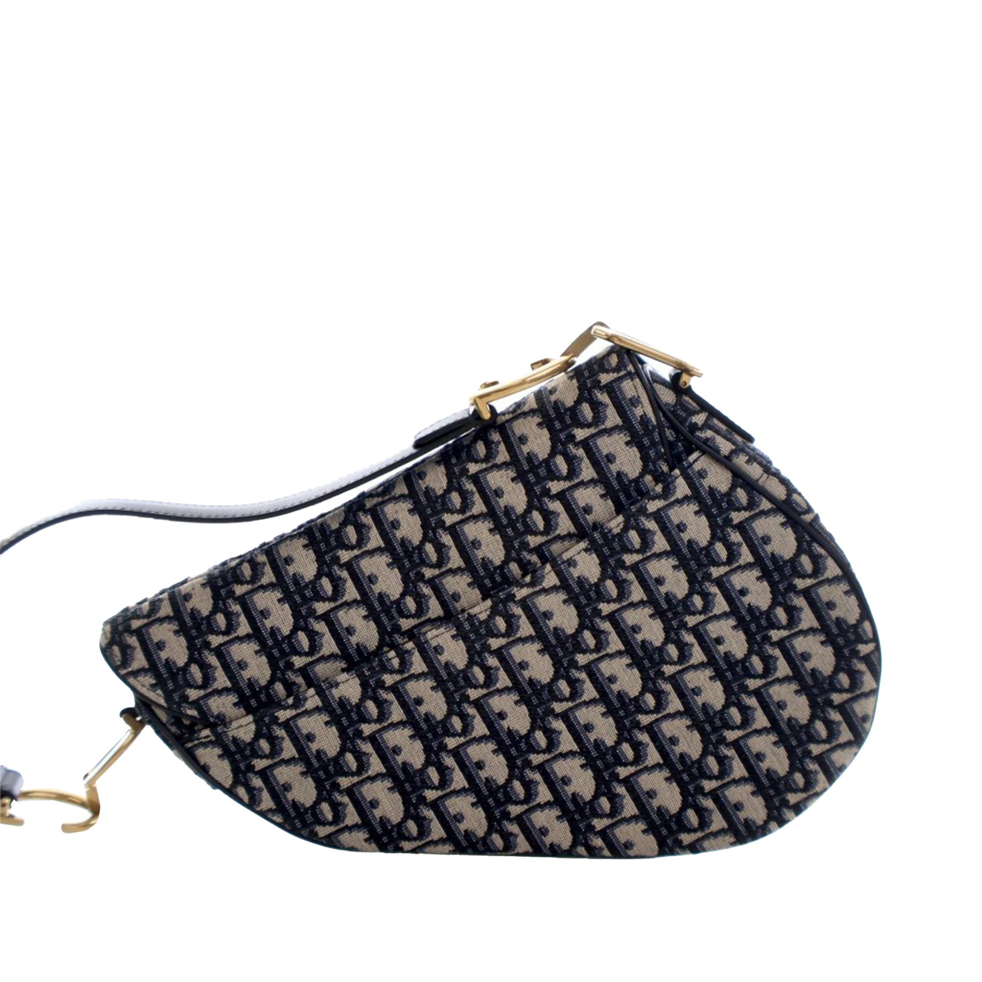 Dior Oblique Canvas Saddle Bag - image 4