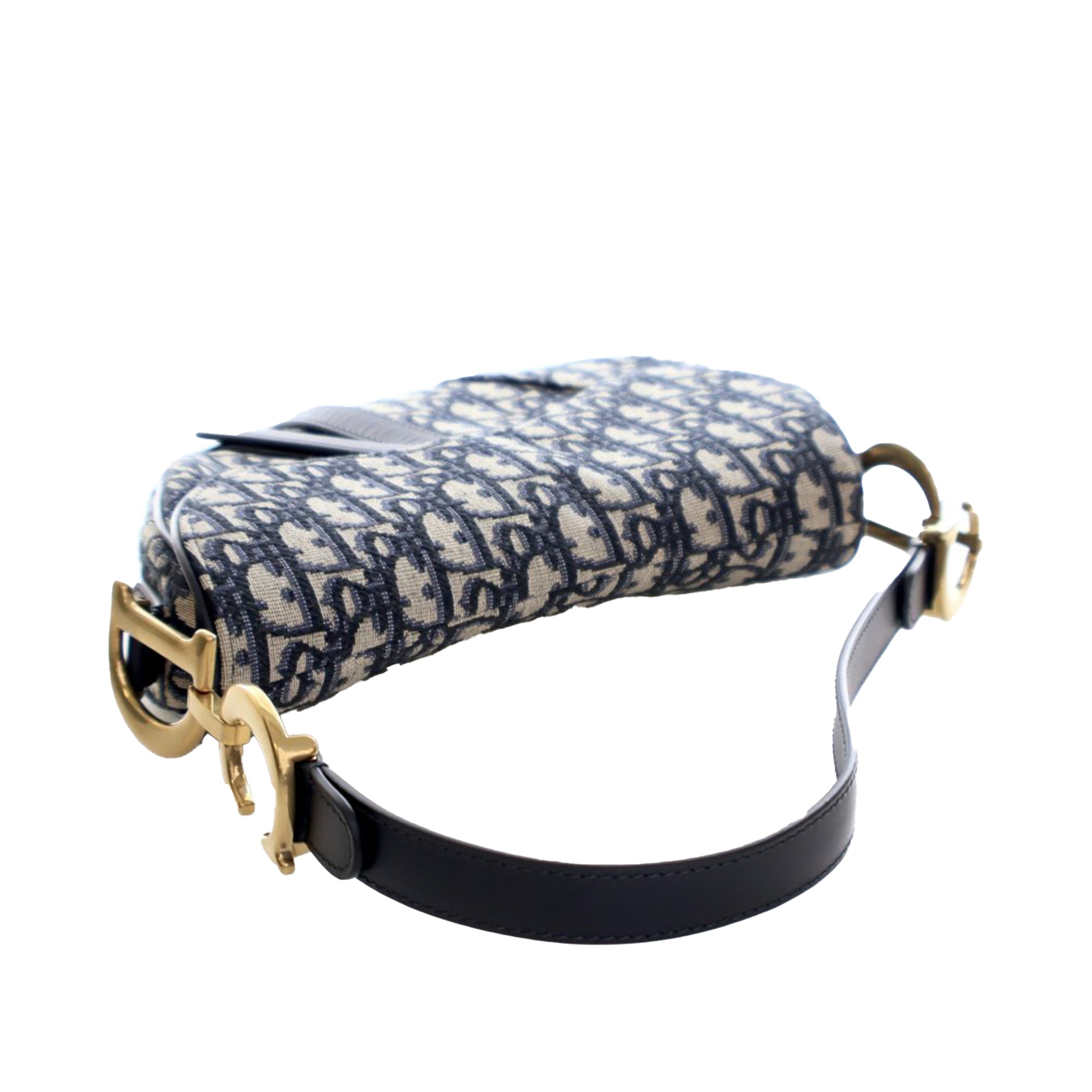 Dior Oblique Canvas Saddle Bag - image 8