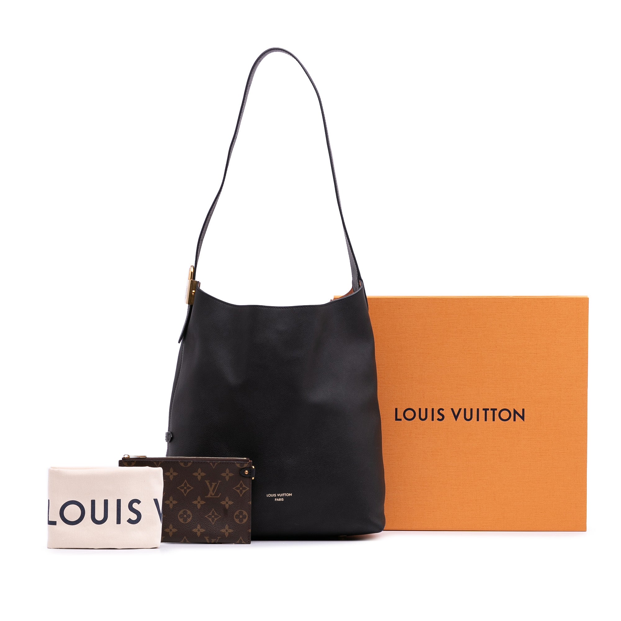 Louis Vuitton Grained Calfskin Low Key Hobo MM - image 15