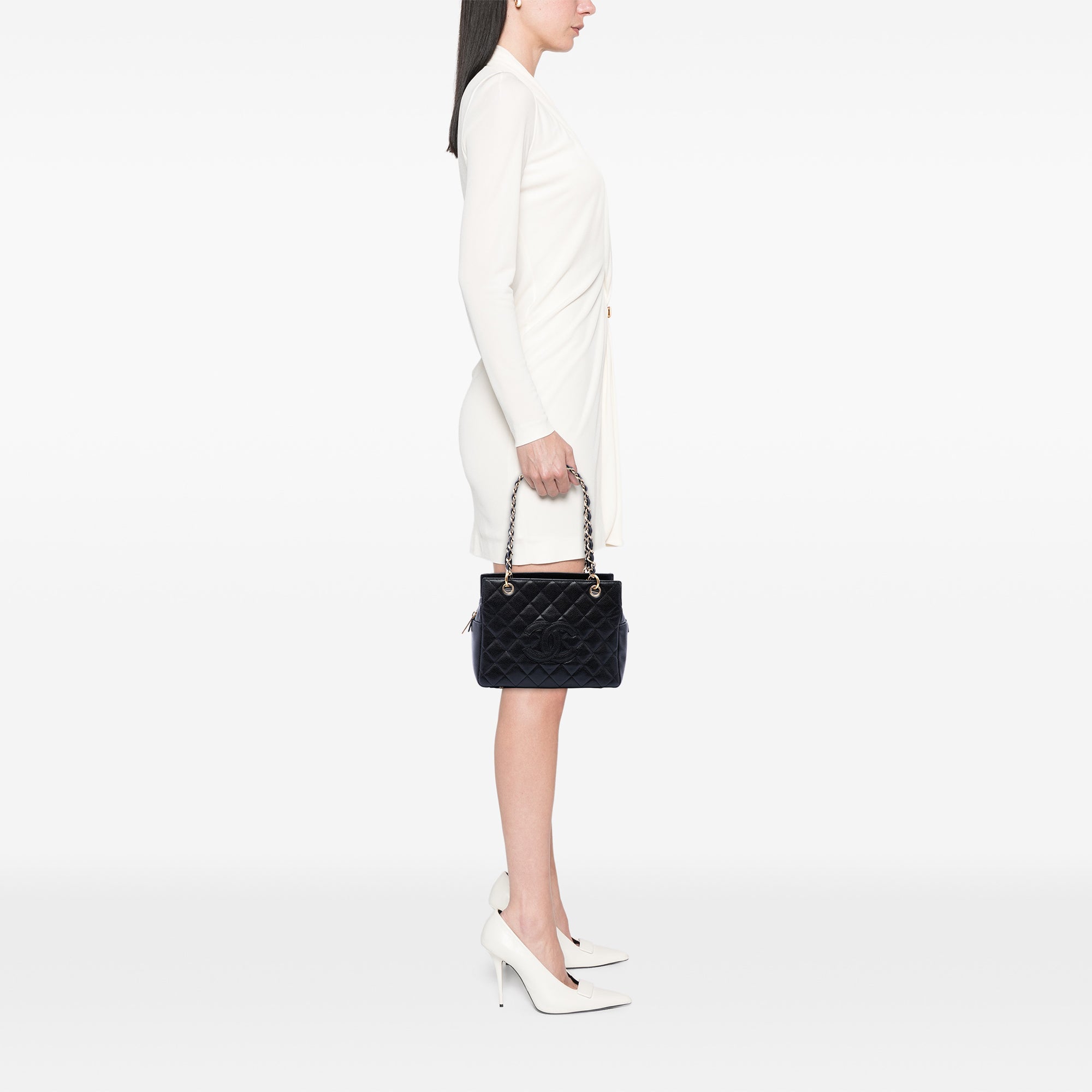 Chanel Petite Caviar Timeless Tote - image 6