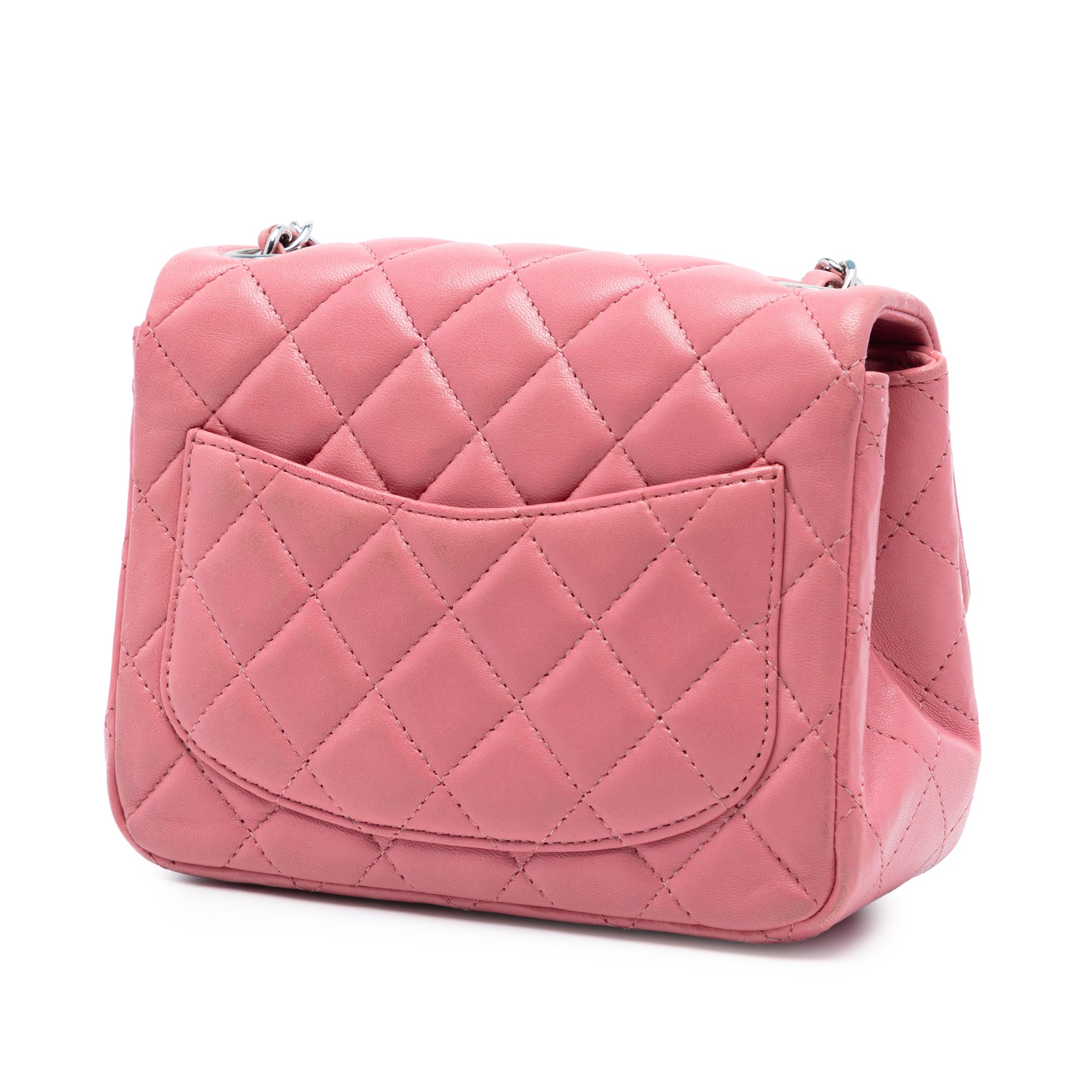 Chanel Mini Square Classic Lambskin Single Flap - image 2