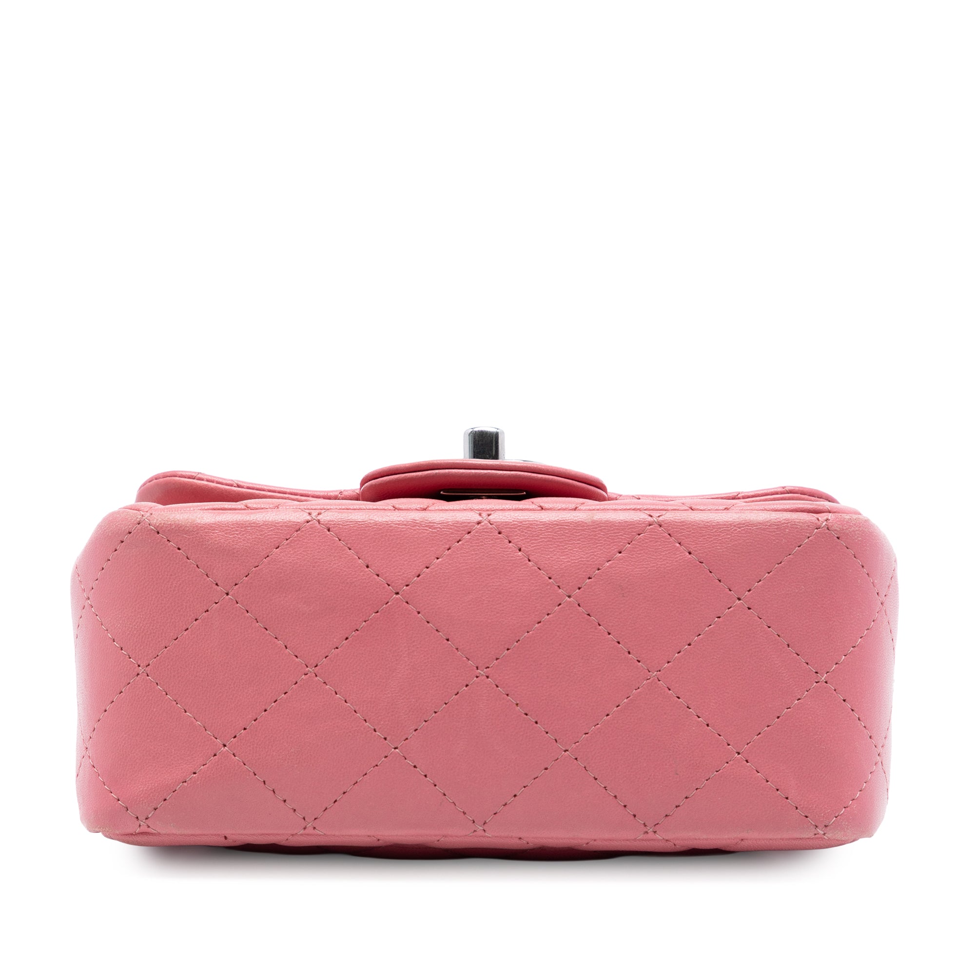 Chanel Mini Square Classic Lambskin Single Flap - image 3