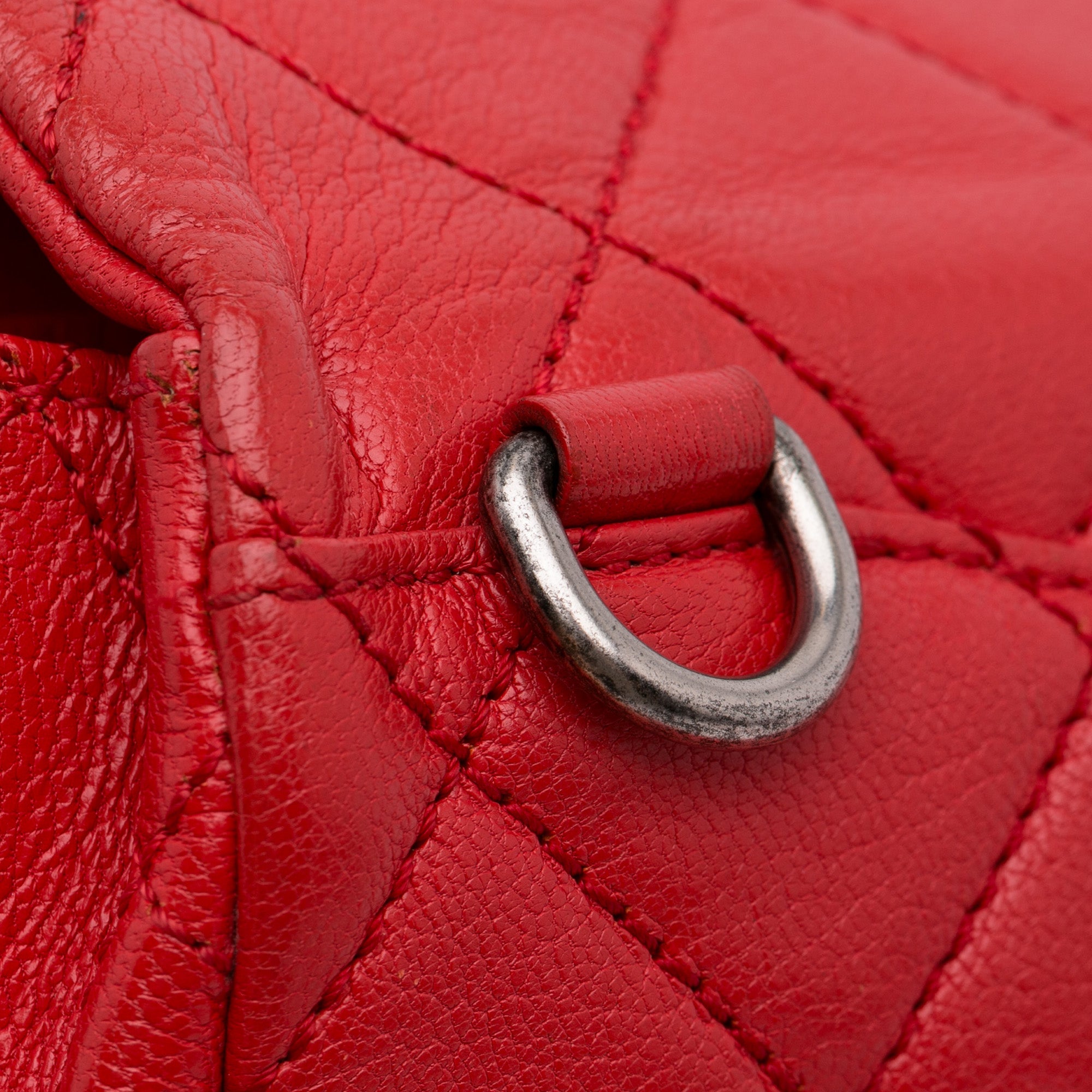 Chanel Small Quilted Goatskin Double Carry Waist Chain Flap - image 12