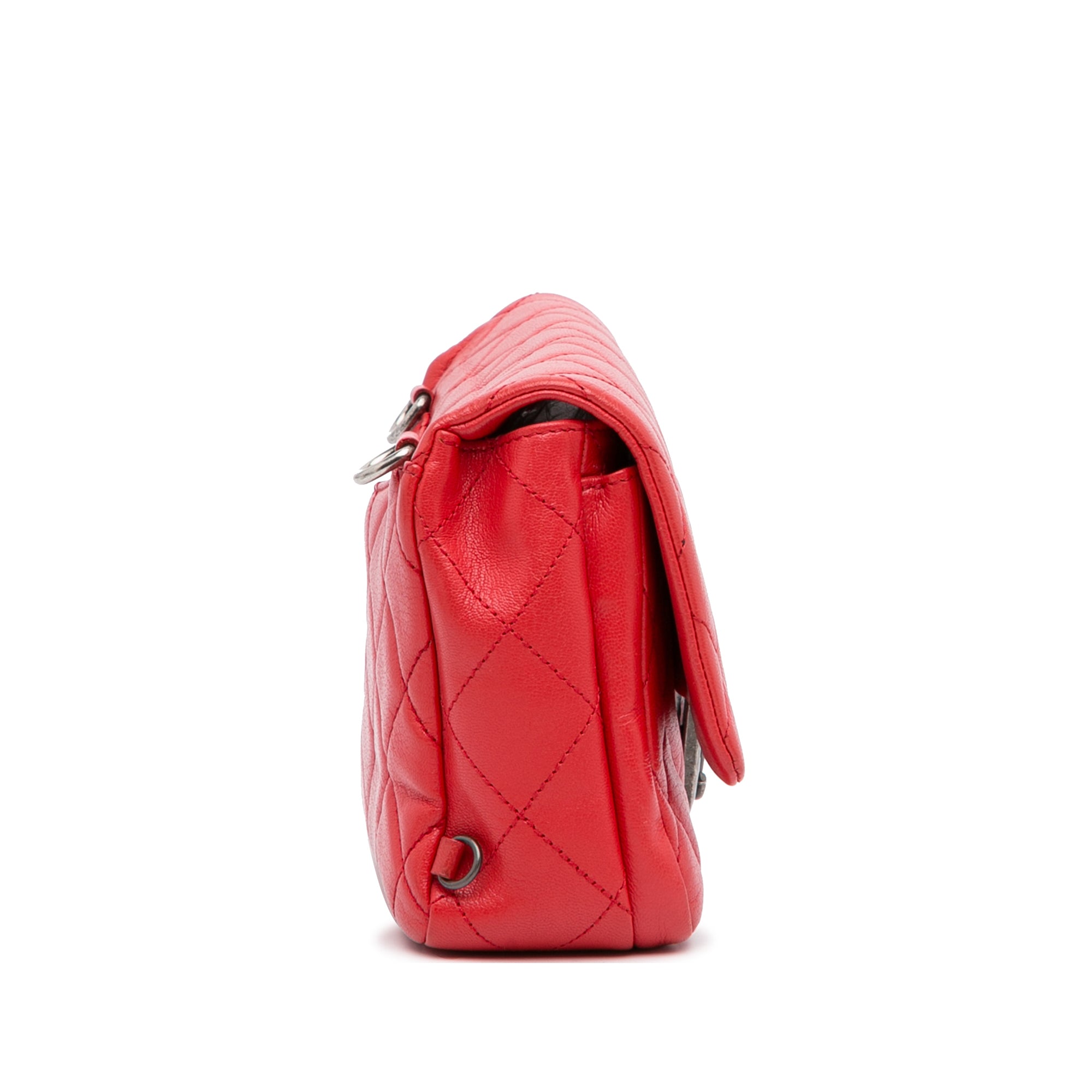 Chanel Small Quilted Goatskin Double Carry Waist Chain Flap - image 3