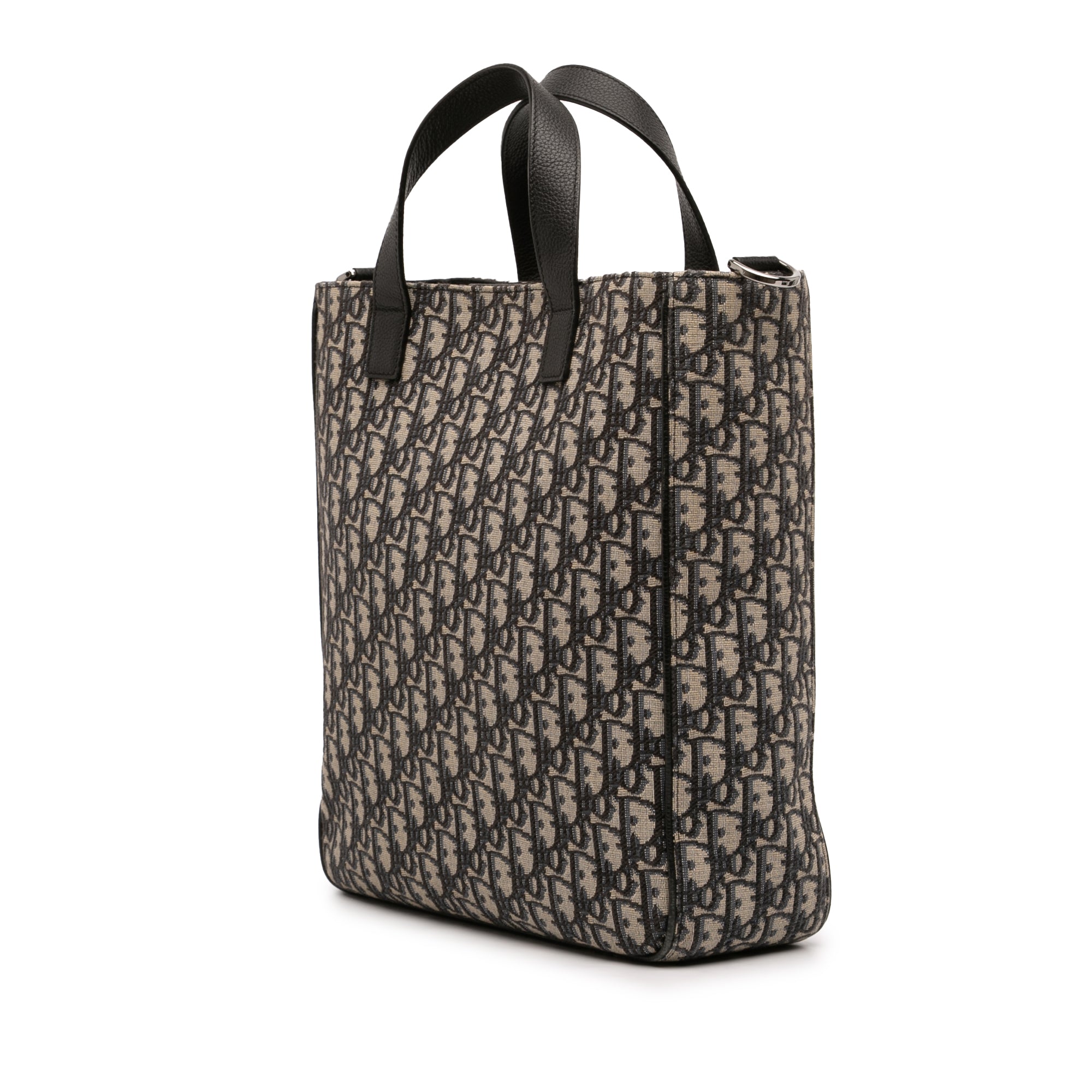 Dior Oblique Canvas and Leather Saddle Tote - image 2