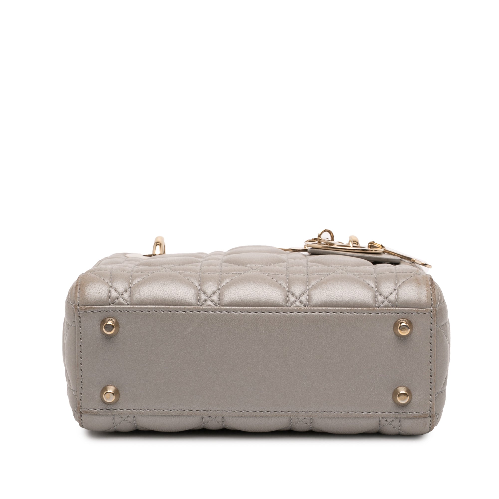 Dior Mini Lambskin Cannage Lady Dior - image 3