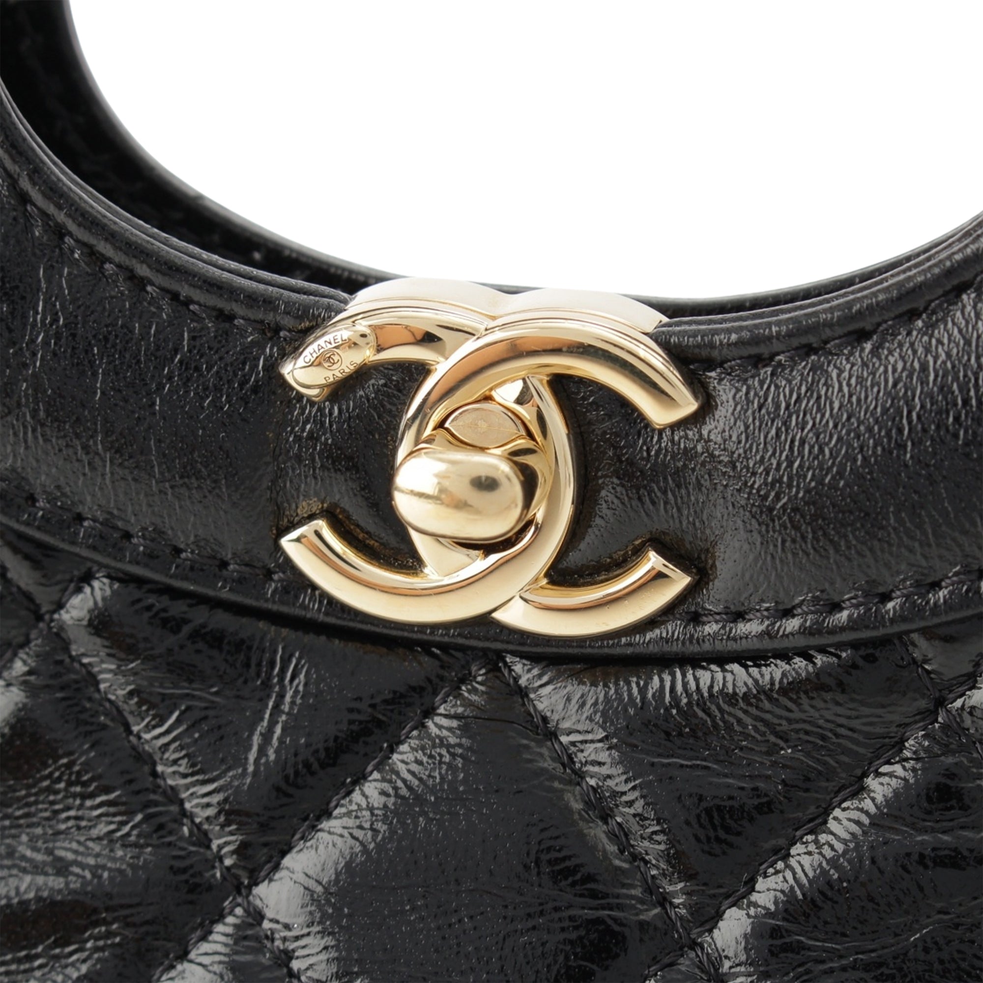 Chanel Mini Quilted Glazed Calfskin 31 Shopping Bag - image 6