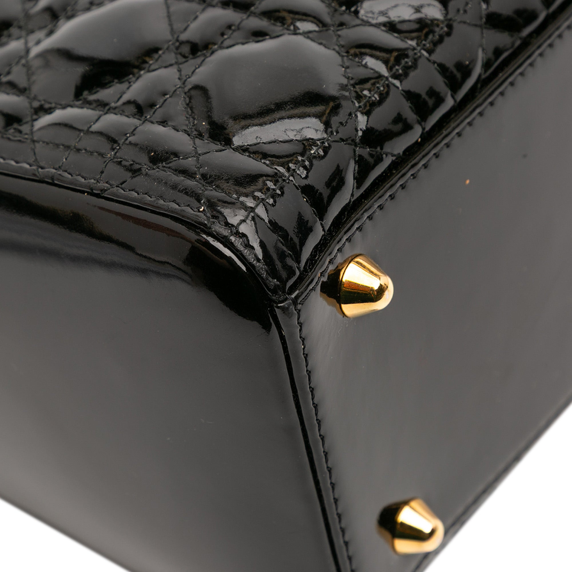 Dior Large Patent Cannage Lady Dior - image 7