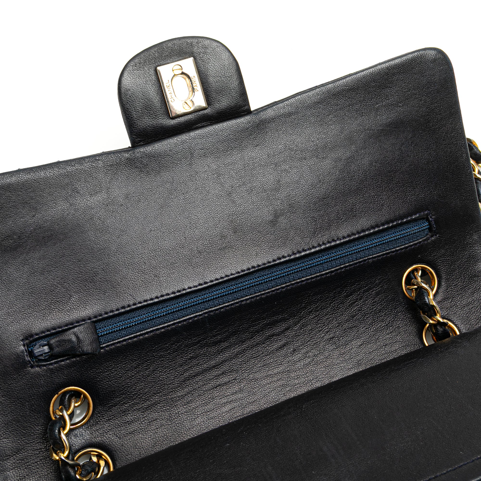 Chanel Medium Classic Lambskin Double Flap - image 13