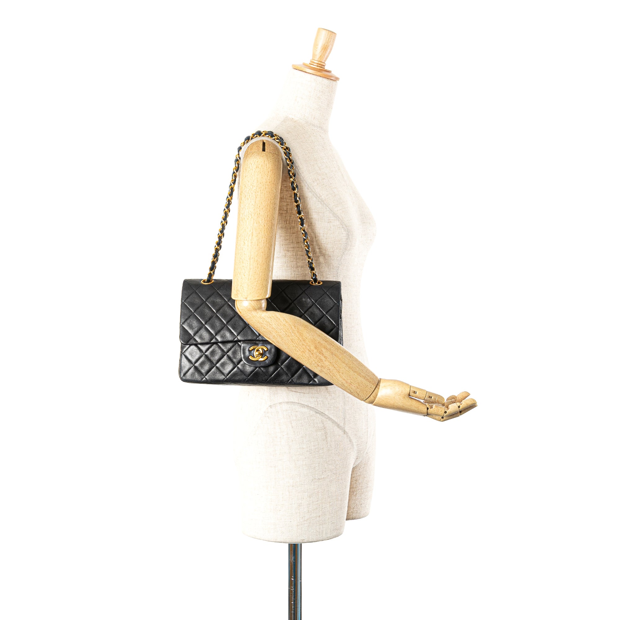 Chanel Medium Classic Lambskin Double Flap - image 15