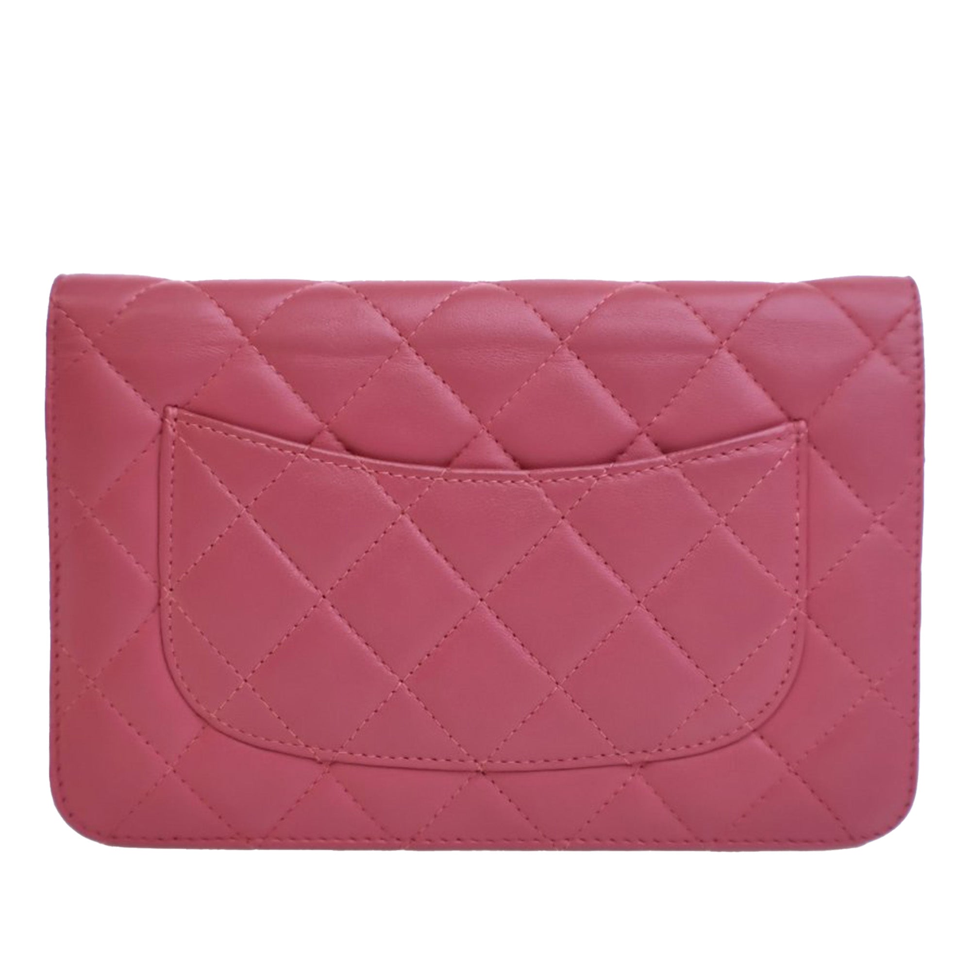 Chanel CC Quilted Lambskin Wallet on Chain - image 3