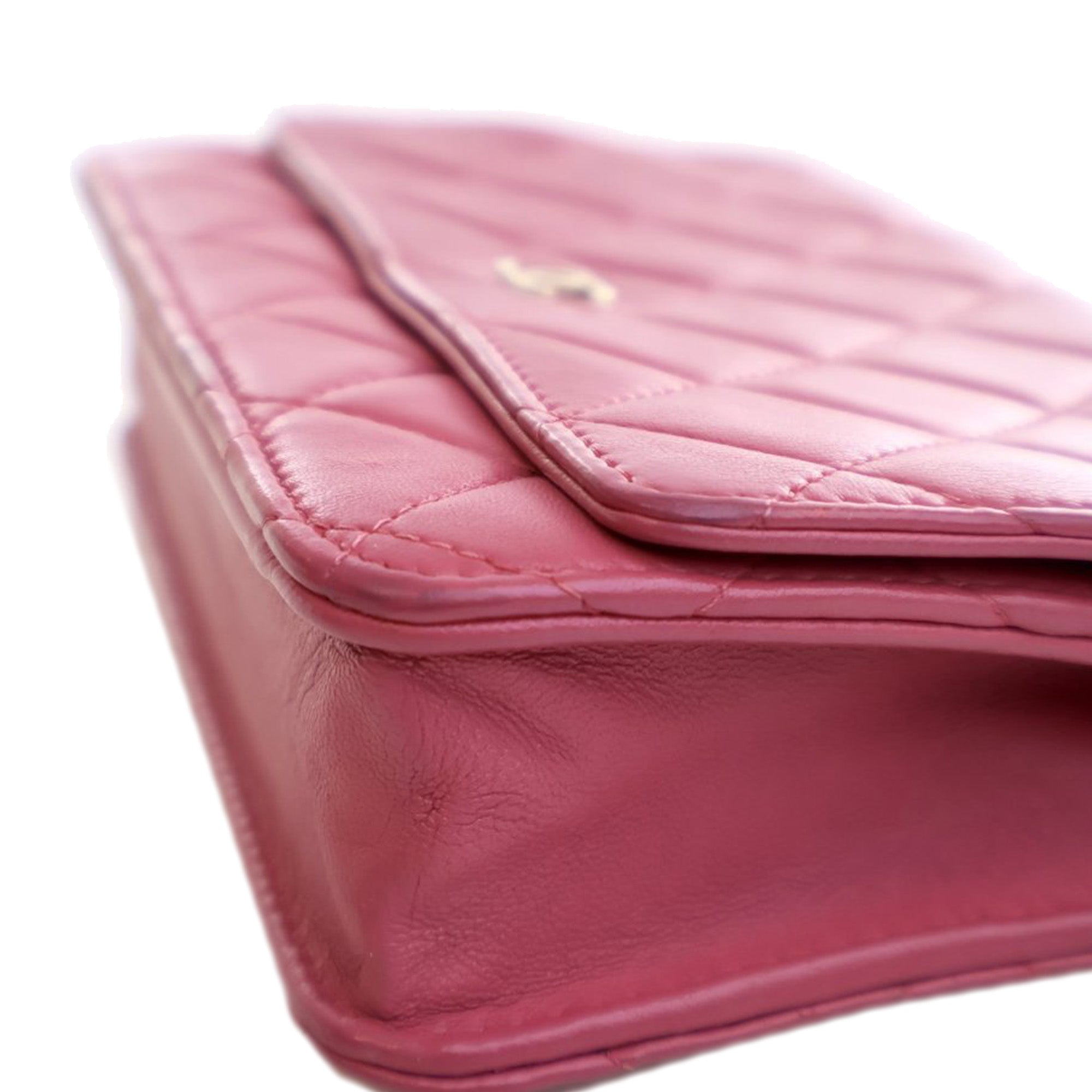 Chanel CC Quilted Lambskin Wallet on Chain - image 8