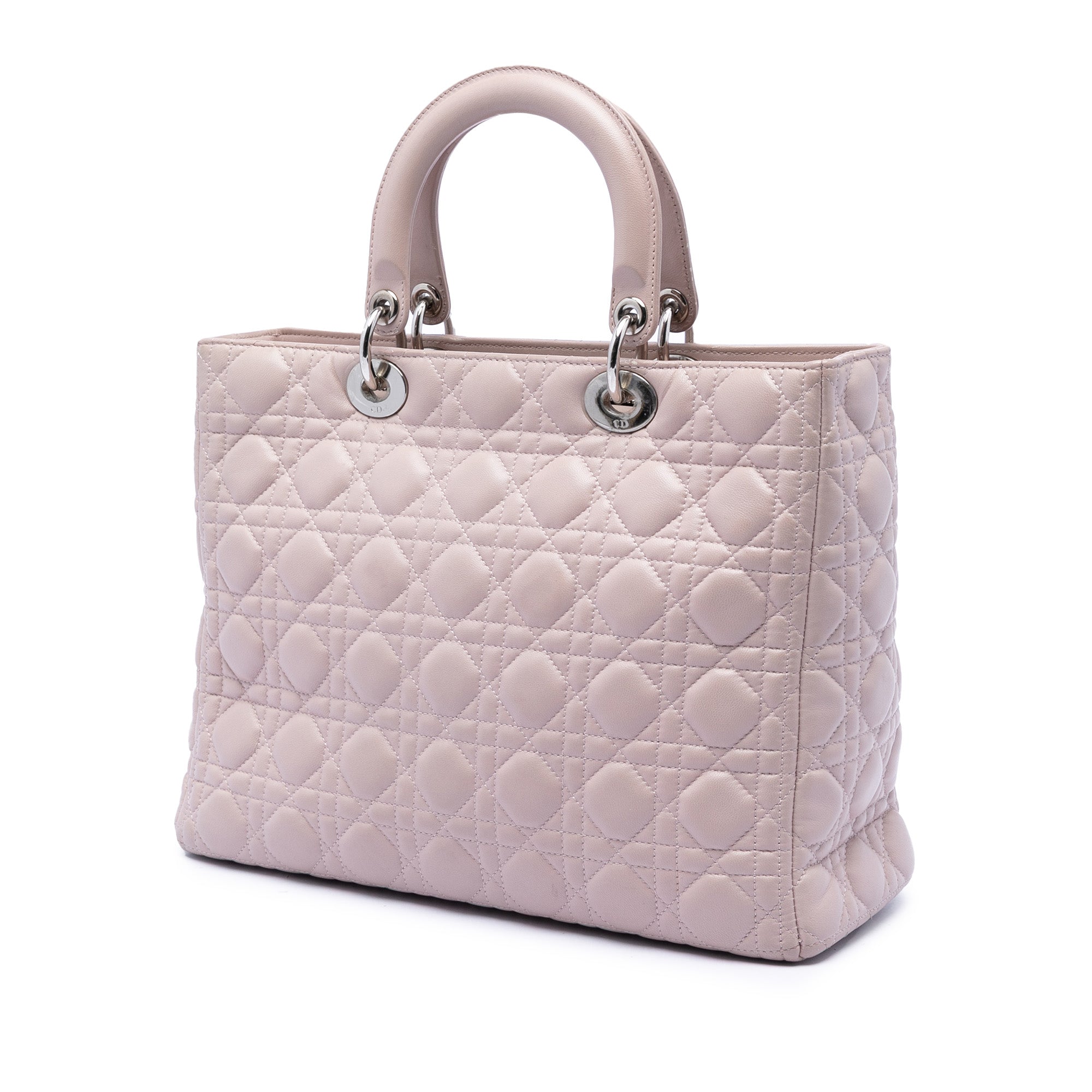 Dior Large Lambskin Cannage Lady Dior - image 2