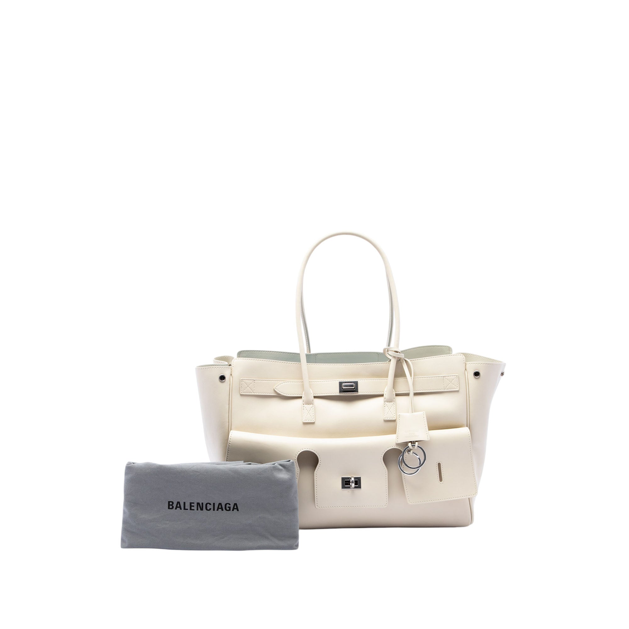 Balenciaga Medium Smooth Calfskin Bel Air Carry All Tote - image 7