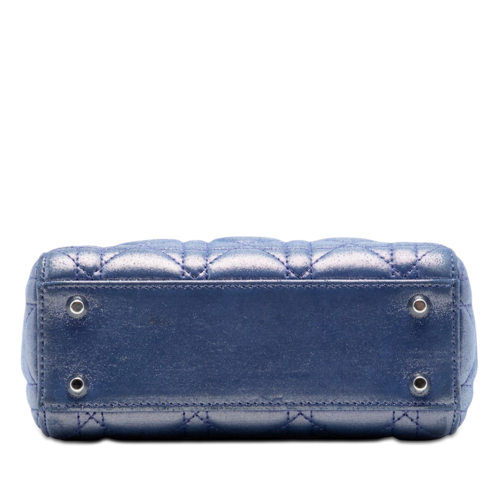 Dior Mini Iridescent Lambskin Cannage Lady Dior - image 3