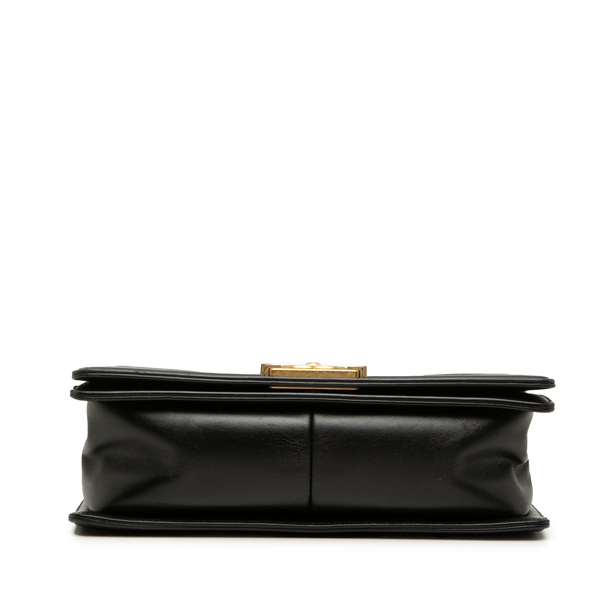Chanel Old Medium Chevron Mixed Leather Boy Flap - image 3