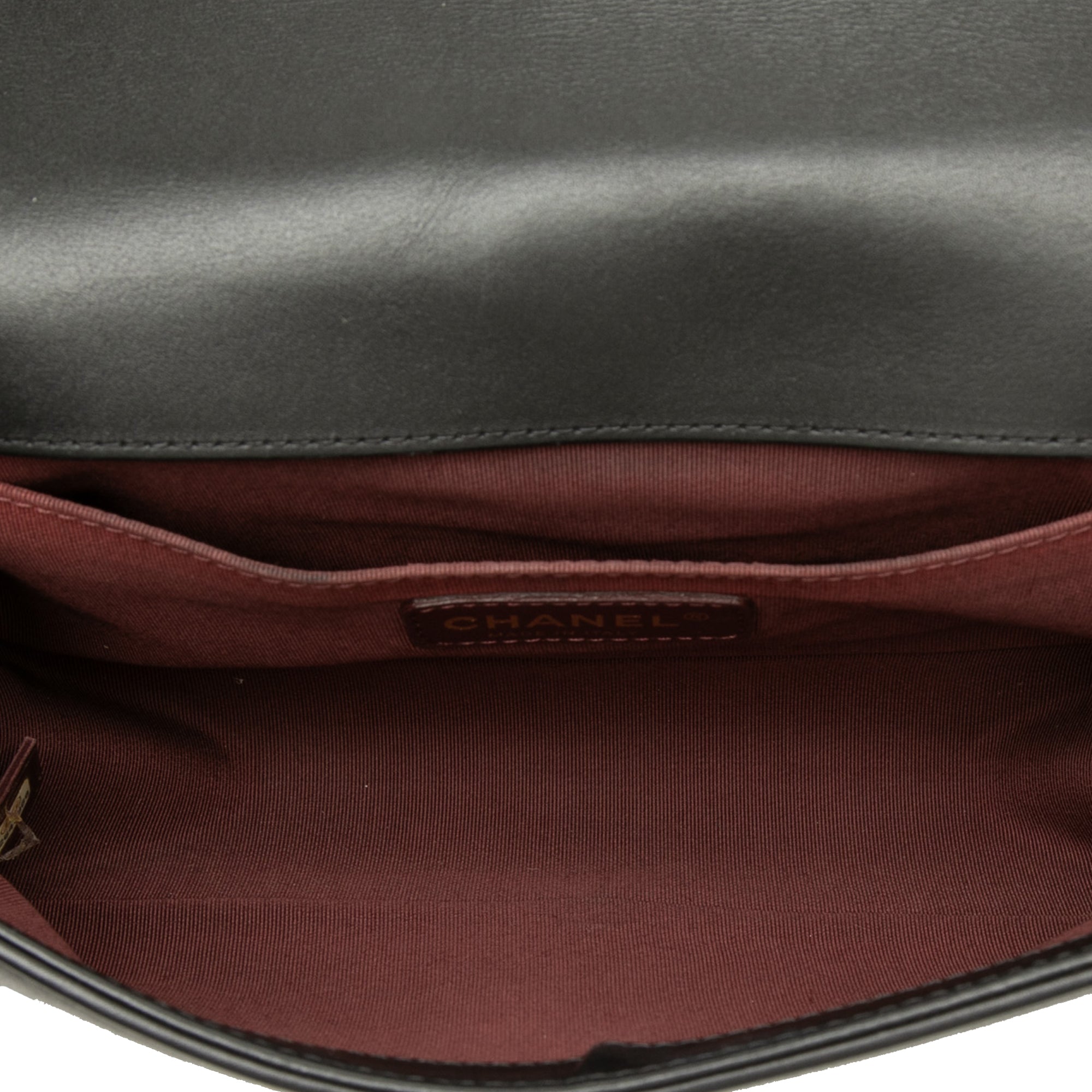 Chanel Old Medium Chevron Mixed Leather Boy Flap - image 4