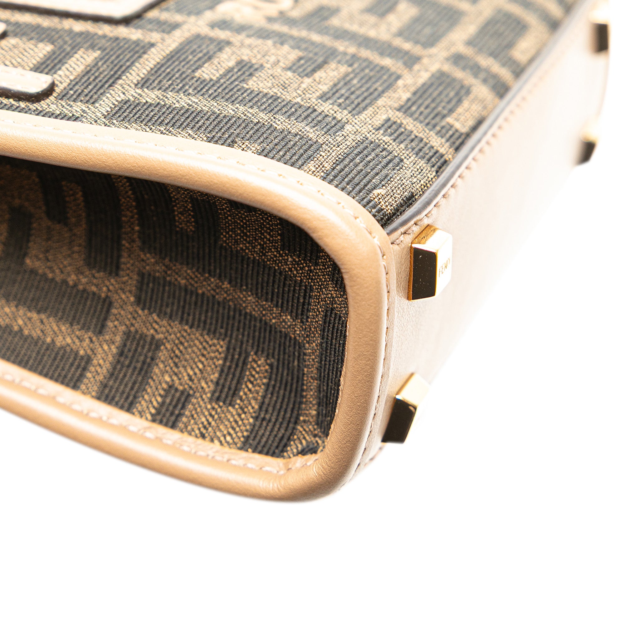 Fendi Mini Zucca Canvas Sunshine Shopper Tote - image 9