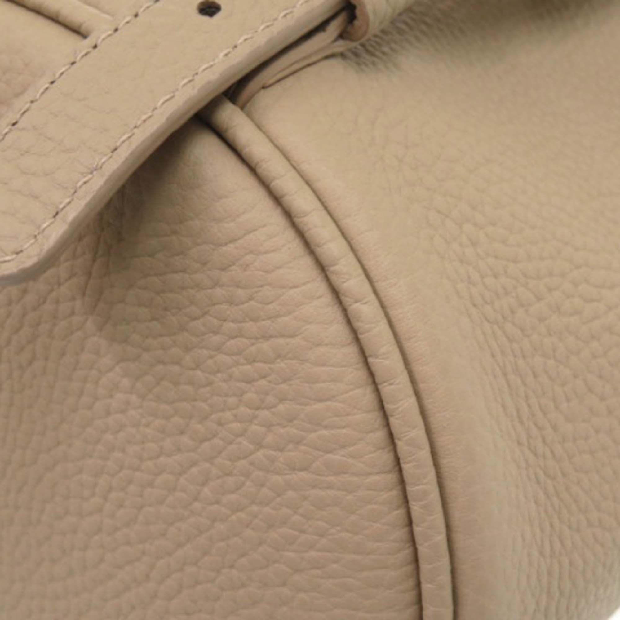 Loro Piana Grained Calfskin Extra Drawstring Backpack - image 9