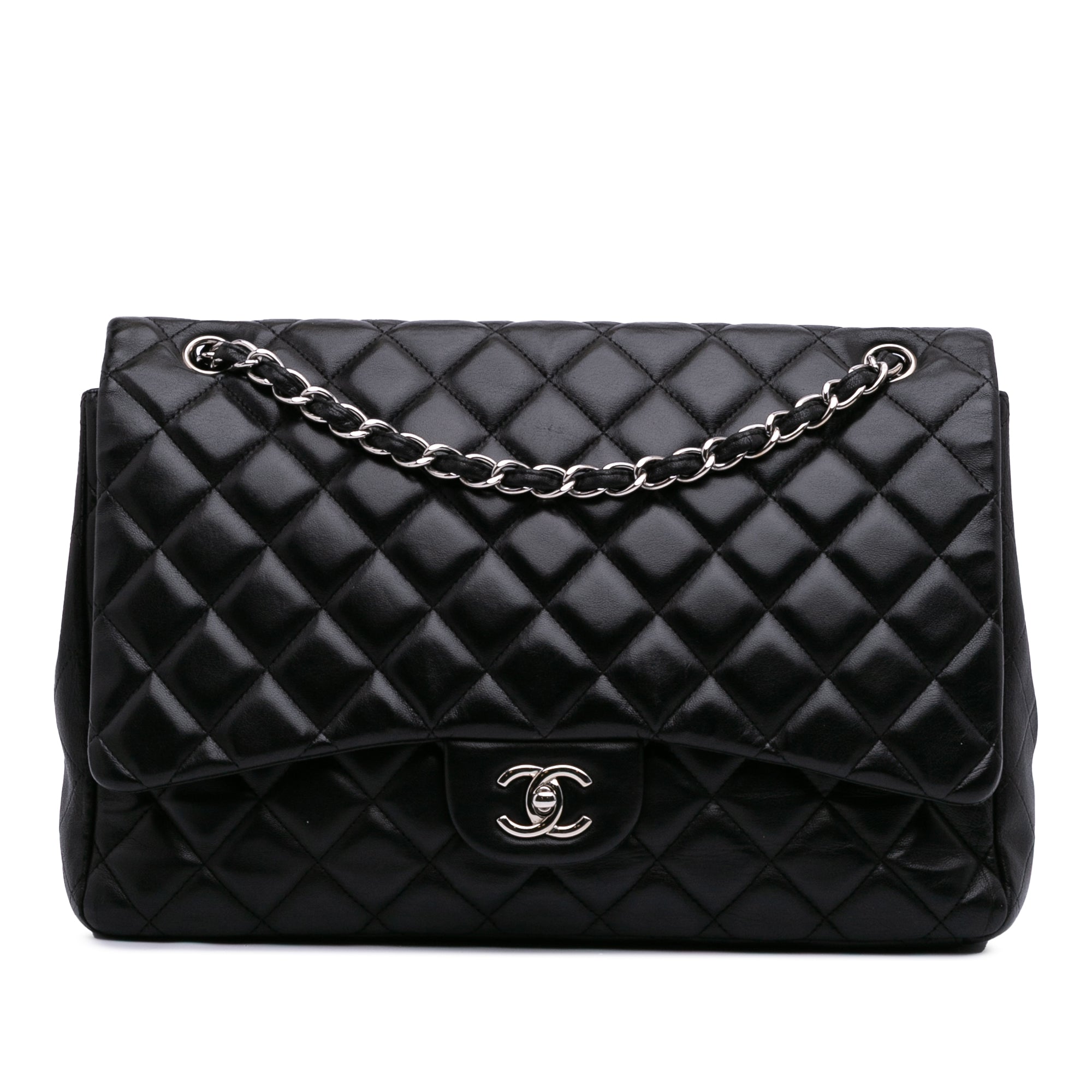 Chanel Maxi Classic Lambskin Single Flap - image 1