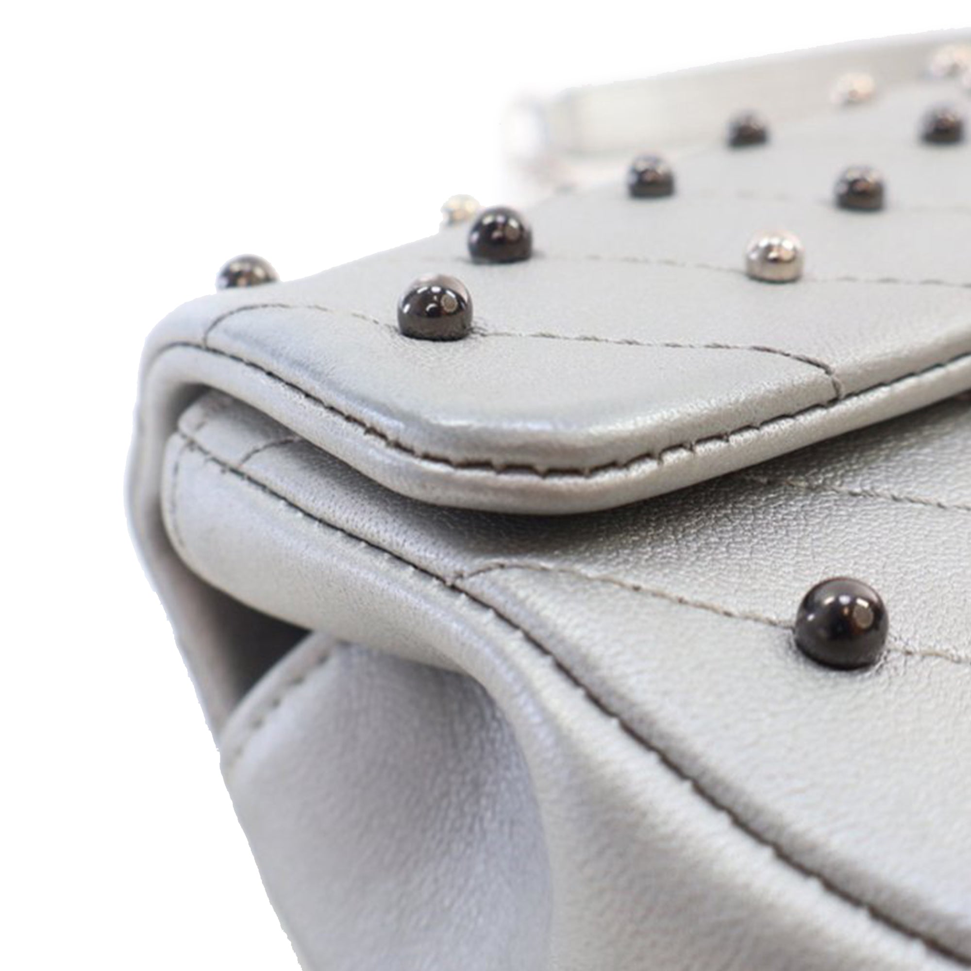 Chanel Mini Rectangular Chevron Lambskin Stud Wars Flap - image 14