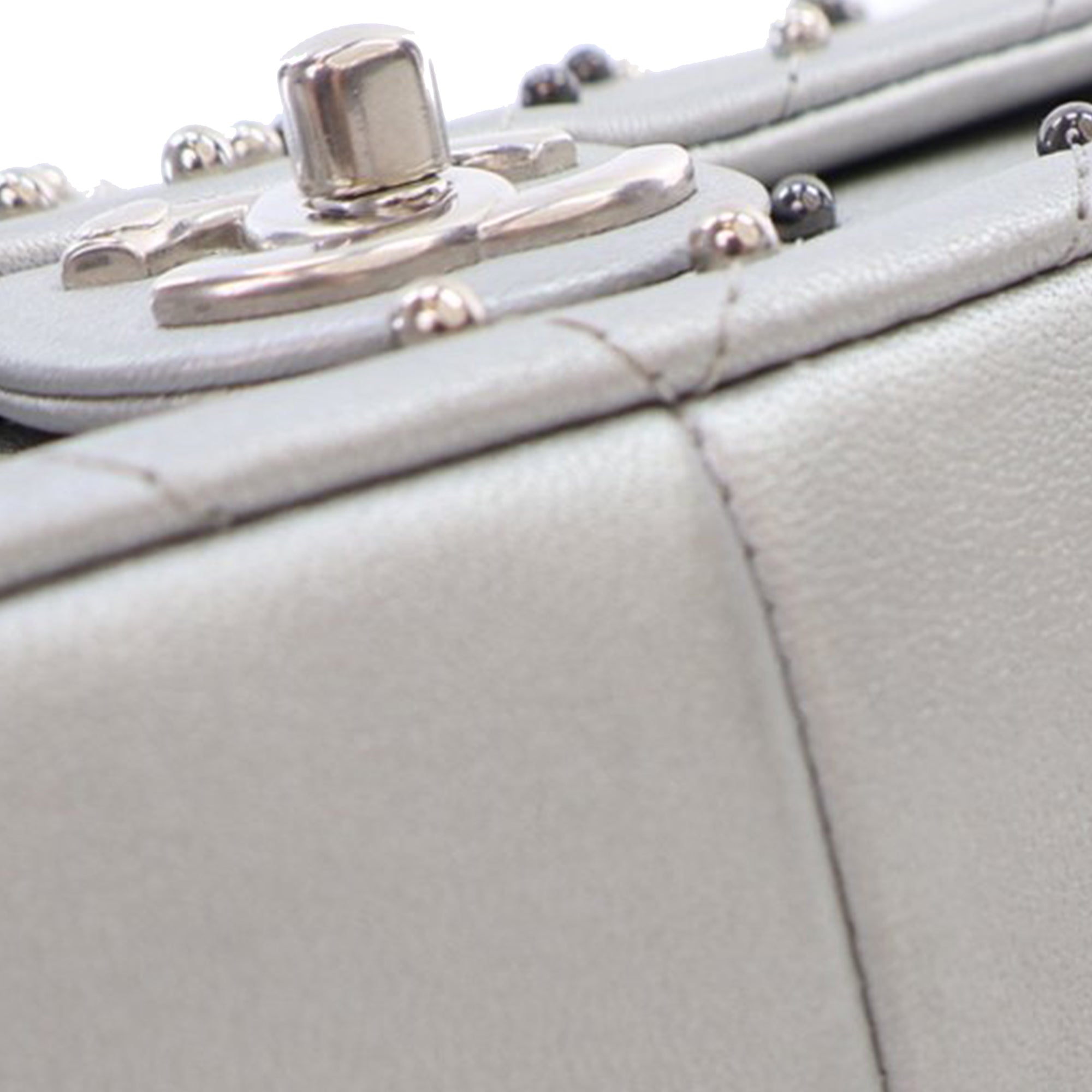 Chanel Mini Rectangular Chevron Lambskin Stud Wars Flap - image 8