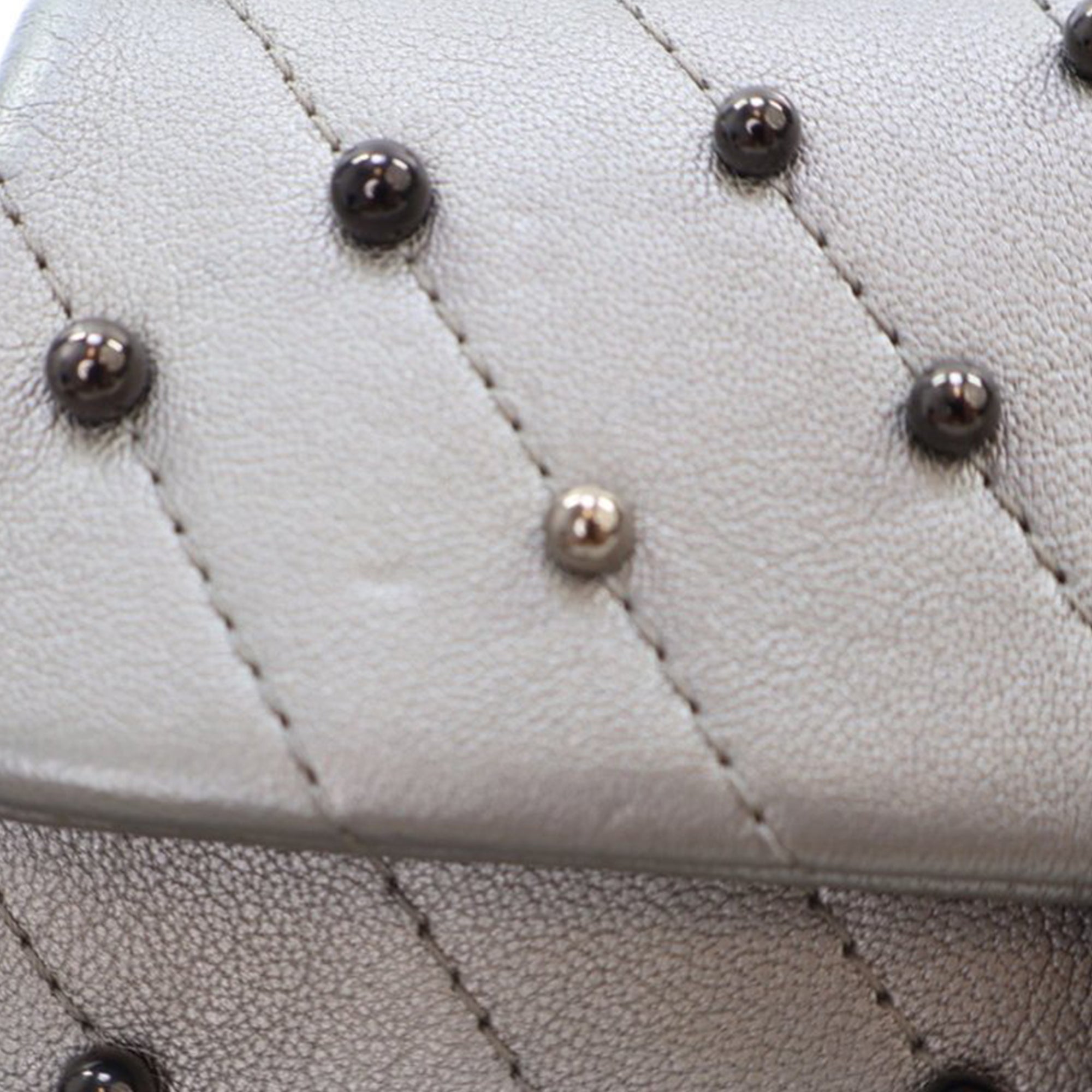 Chanel Mini Rectangular Chevron Lambskin Stud Wars Flap - image 9