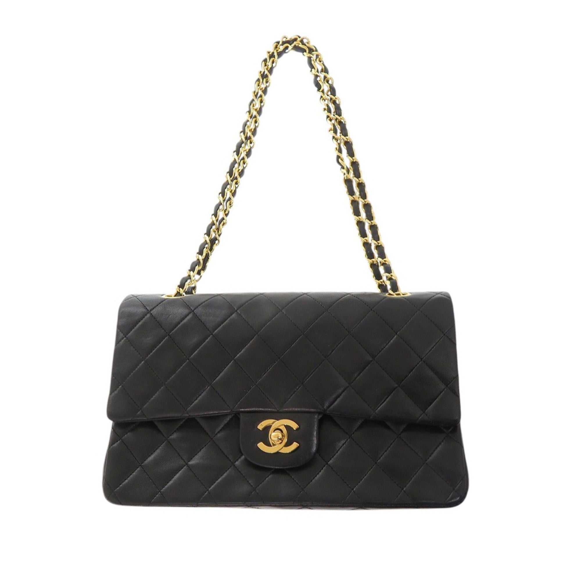 Chanel Medium Classic Lambskin Double Flap - image 14