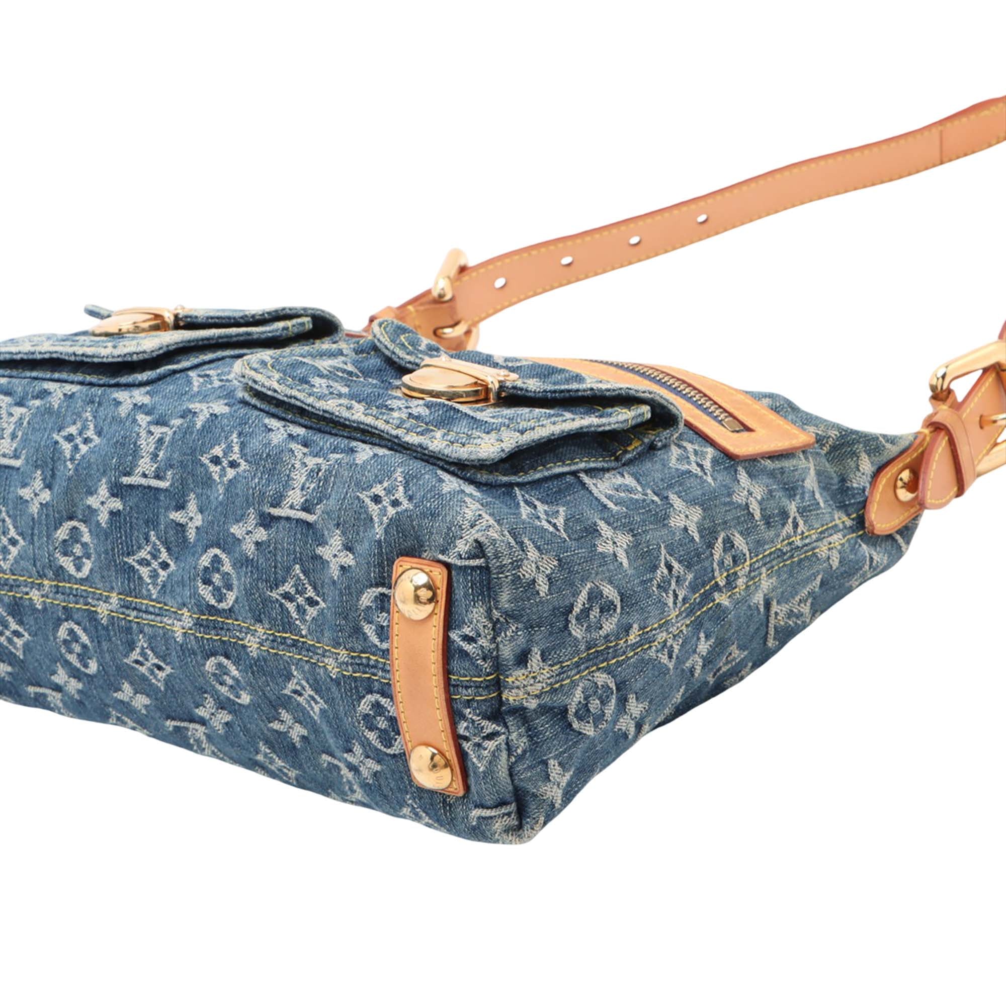 Louis Vuitton Monogram Denim Baggy PM - image 9