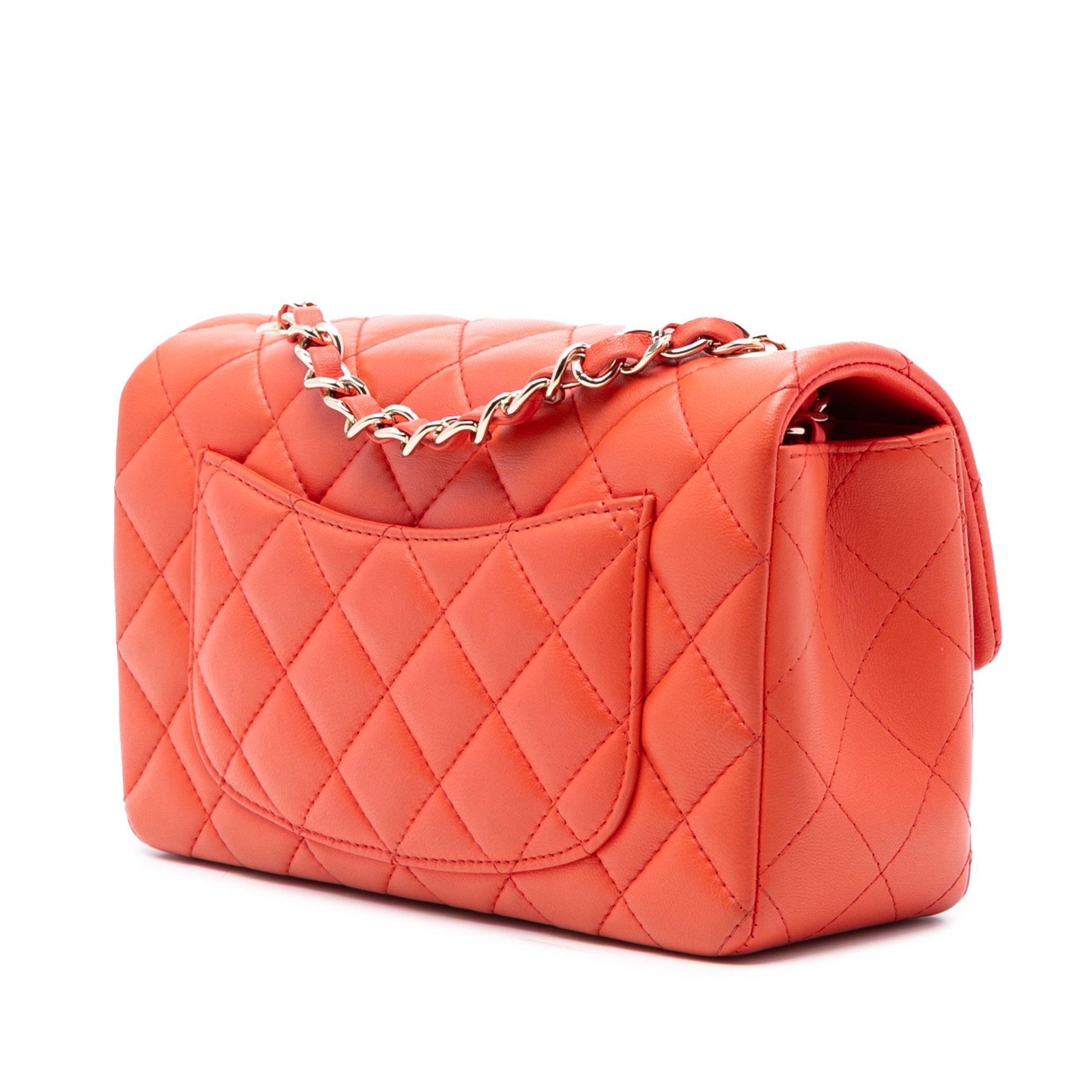 Chanel Mini Rectangular Classic Lambskin Single Flap - image 2