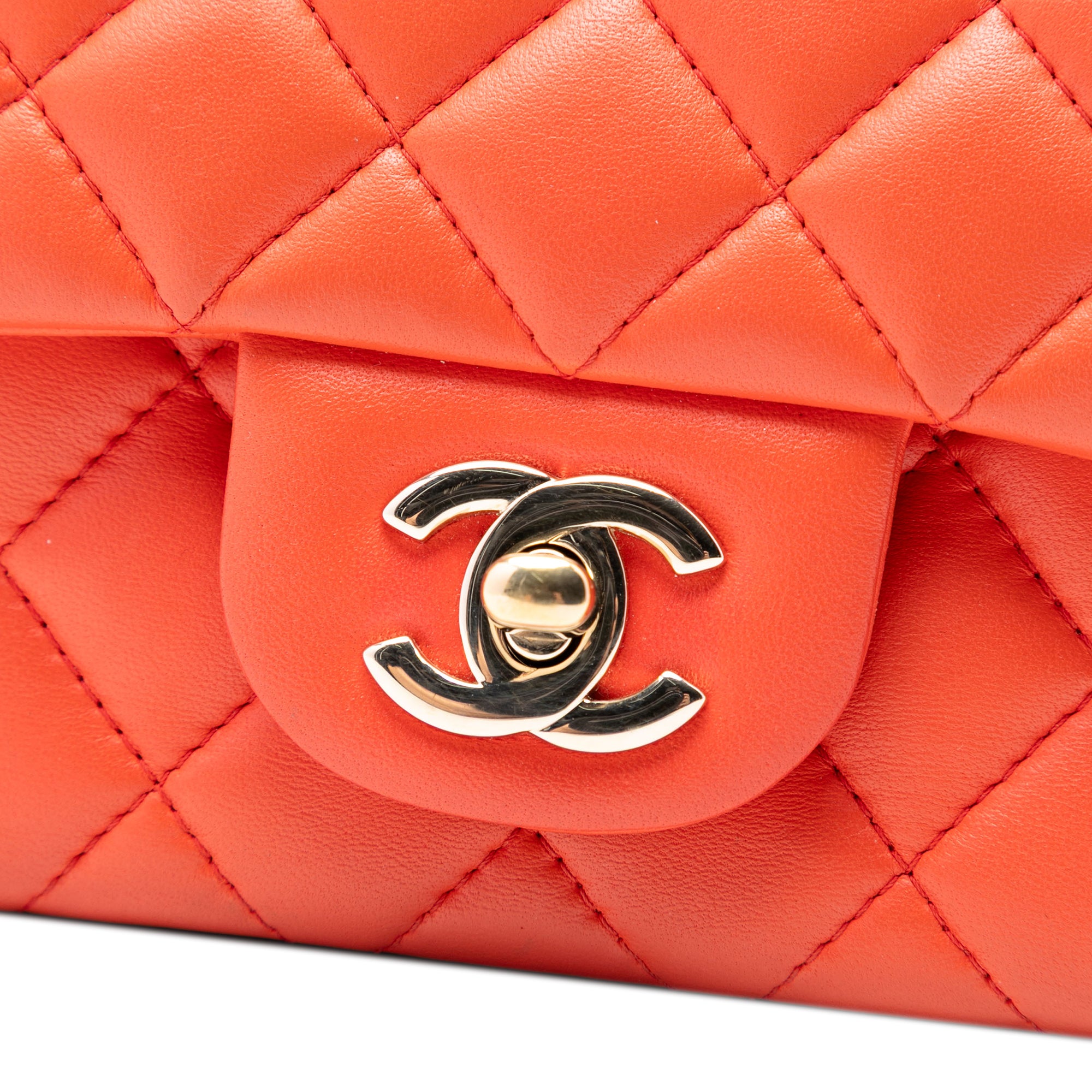 Chanel Mini Rectangular Classic Lambskin Single Flap - image 5