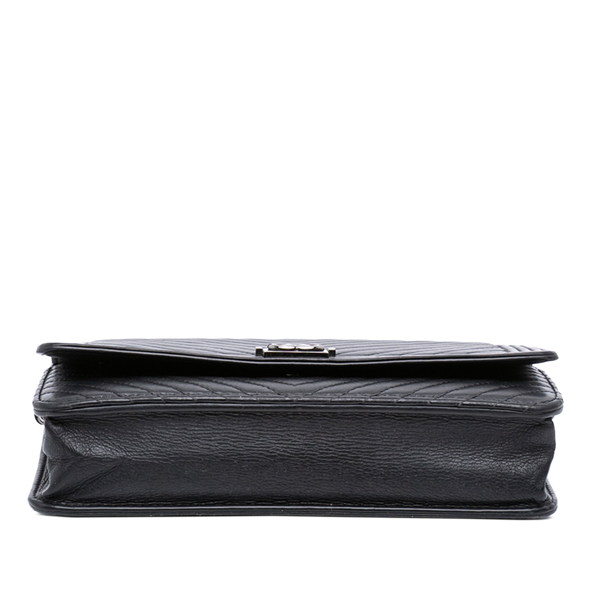 Chanel Chevron Lambskin Boy Wallet on Chain - image 3