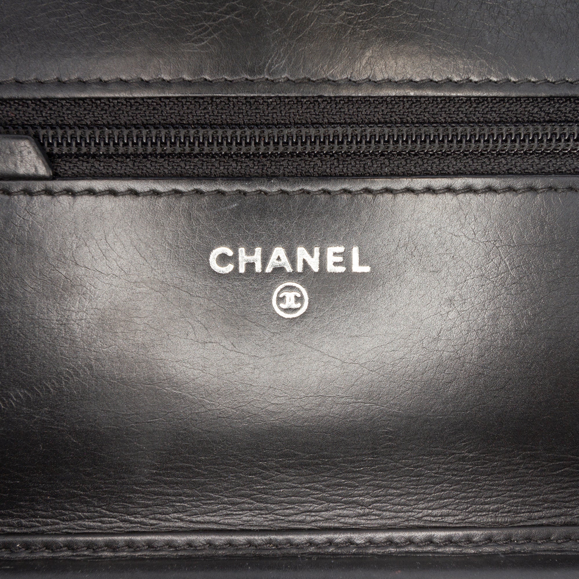 Chanel Chevron Lambskin Boy Wallet on Chain - image 5