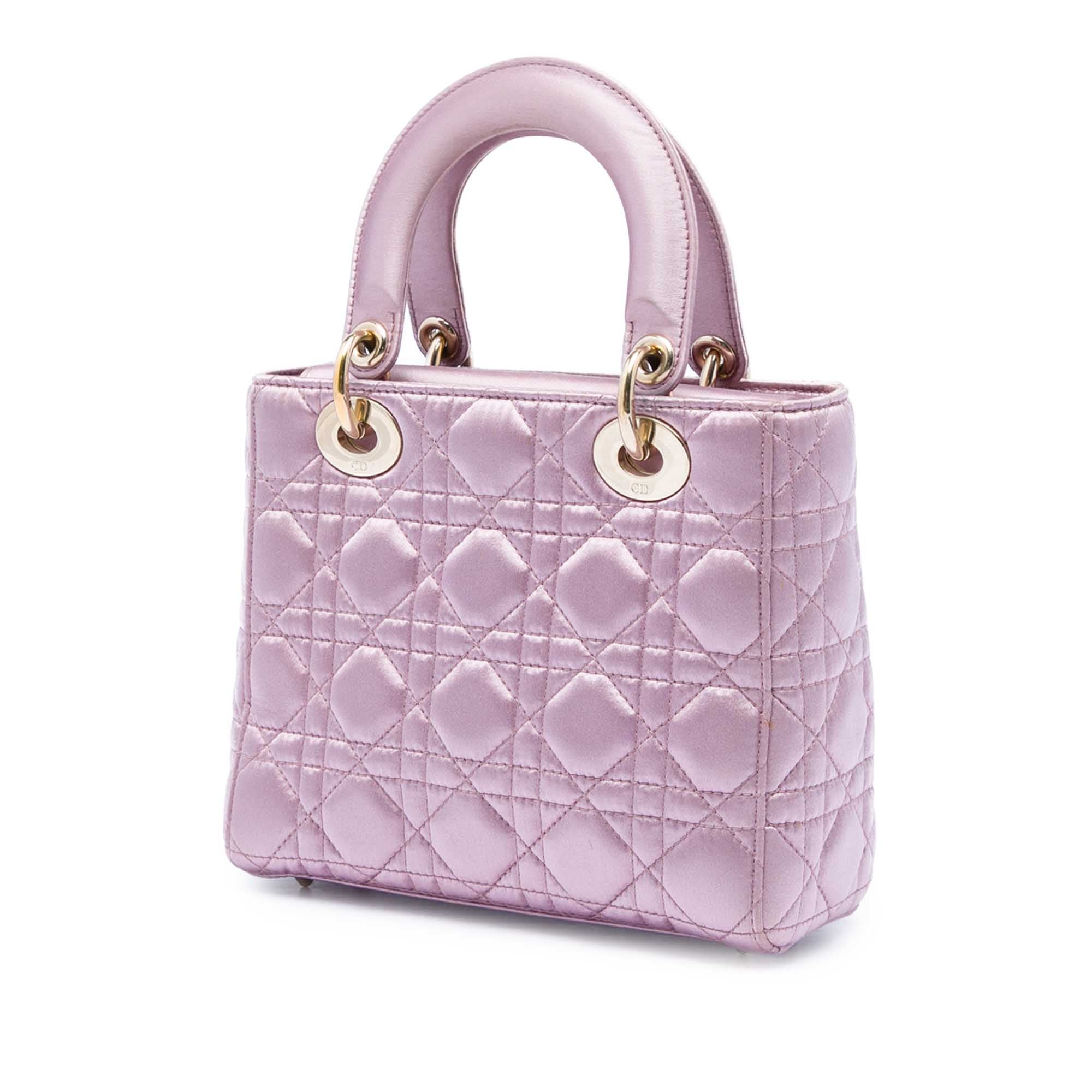 Dior Small Satin Cannage Swarovski Lady Dior - image 2