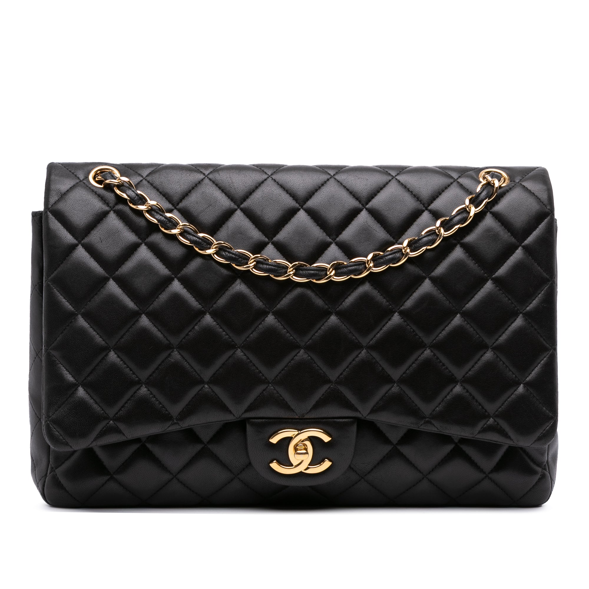 Chanel Maxi Classic Lambskin Double Flap - image 1