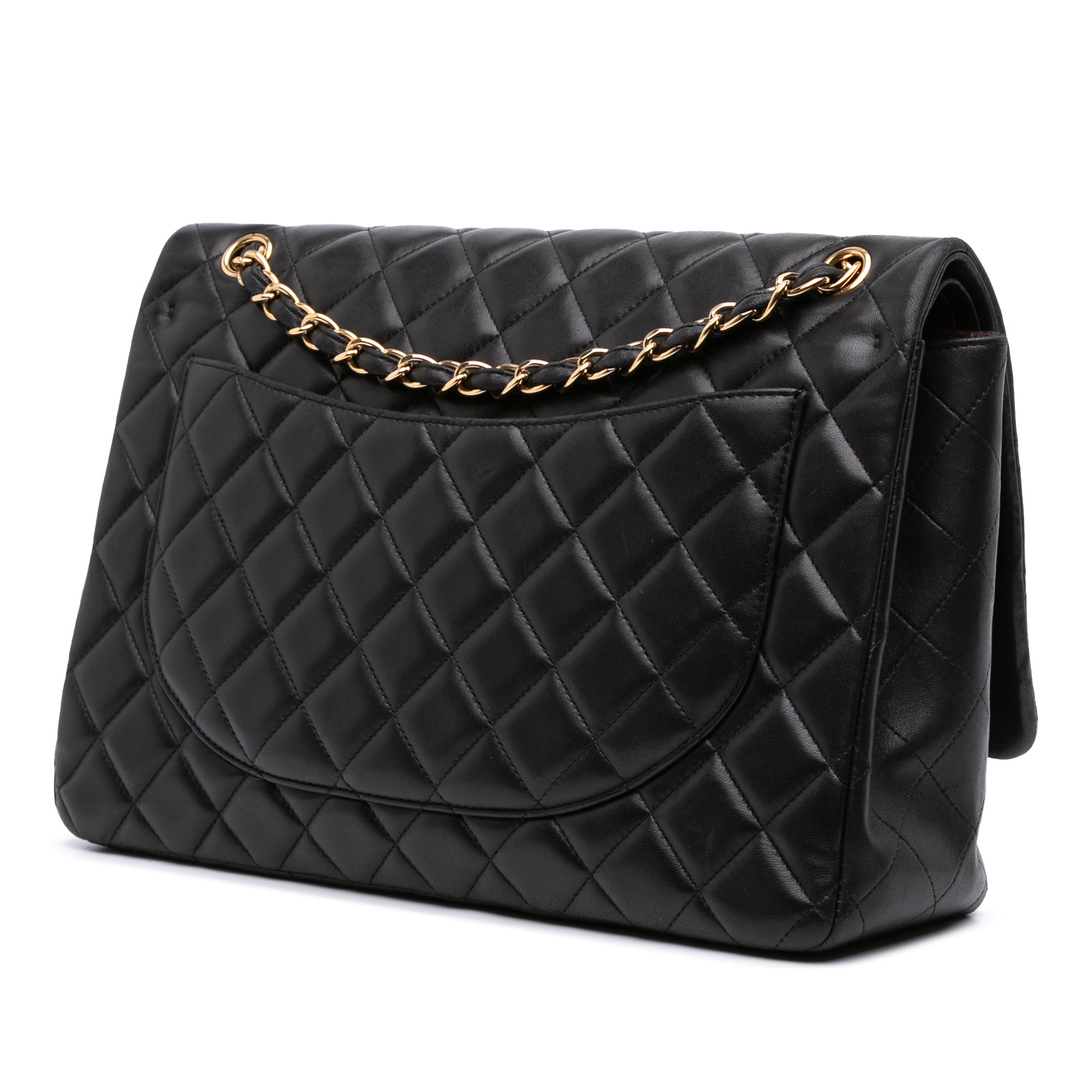 Chanel Maxi Classic Lambskin Double Flap - image 2
