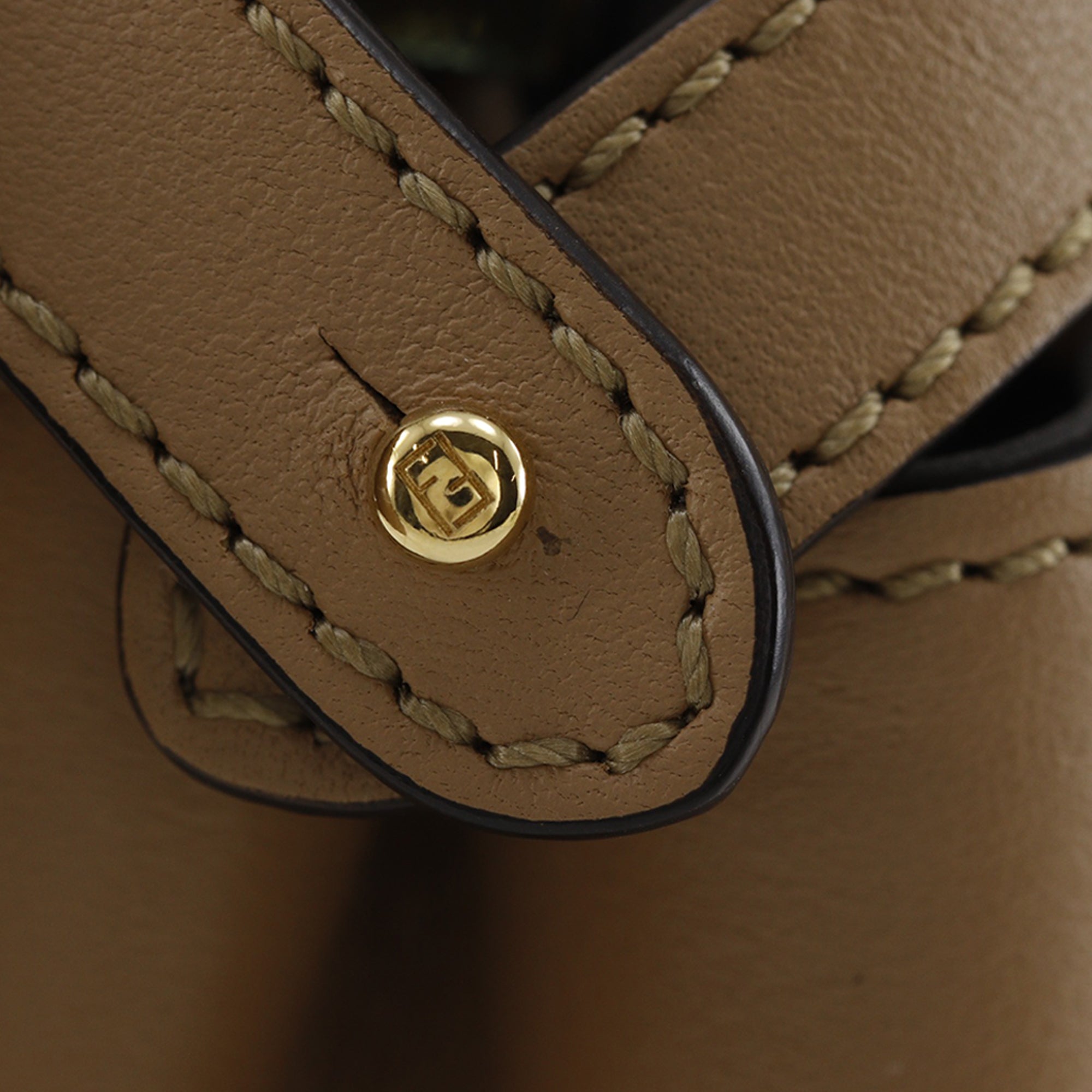 Fendi Mini Nappa Flower Inlay Peekaboo Iconic Satchel - image 24
