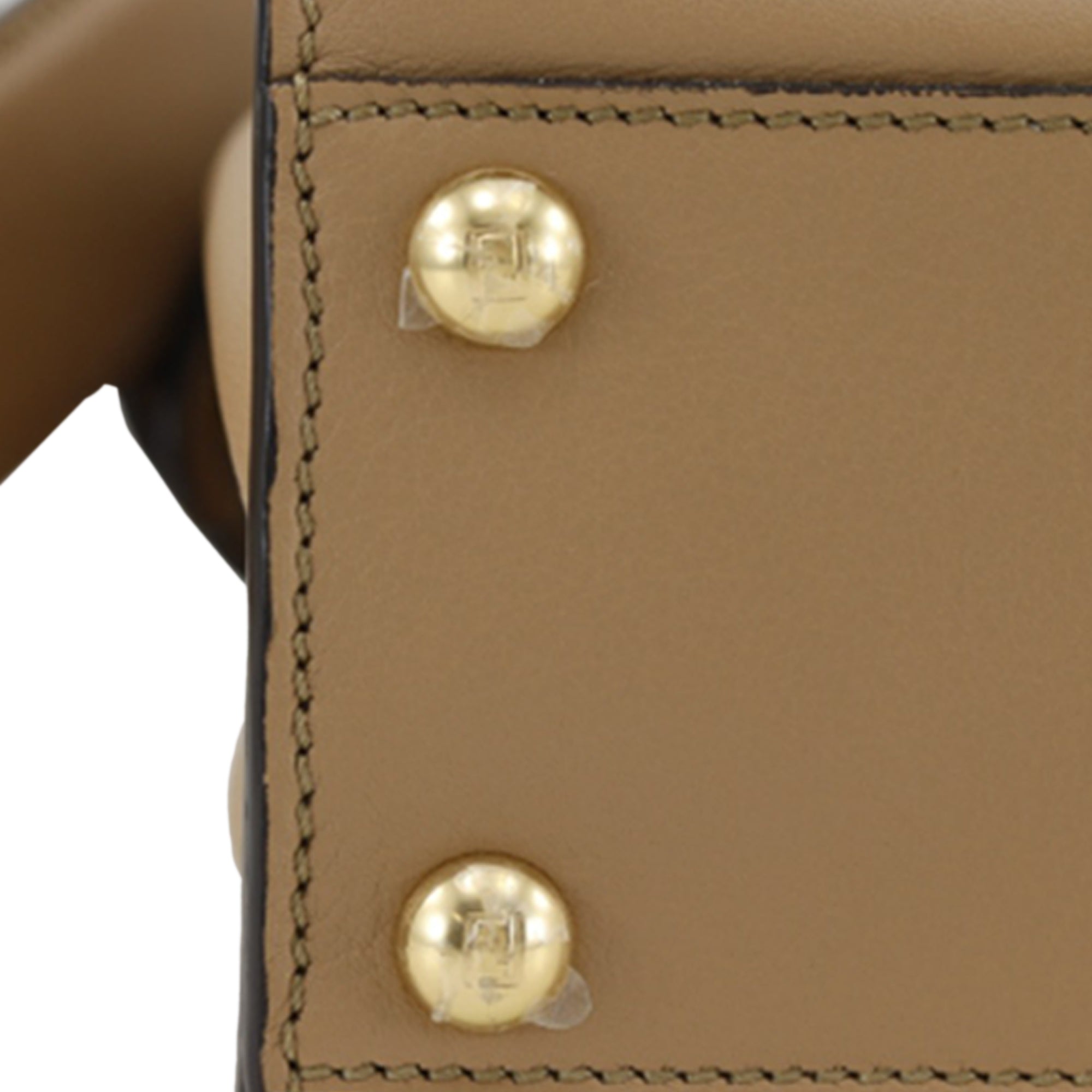 Fendi Mini Nappa Flower Inlay Peekaboo Iconic Satchel - image 9