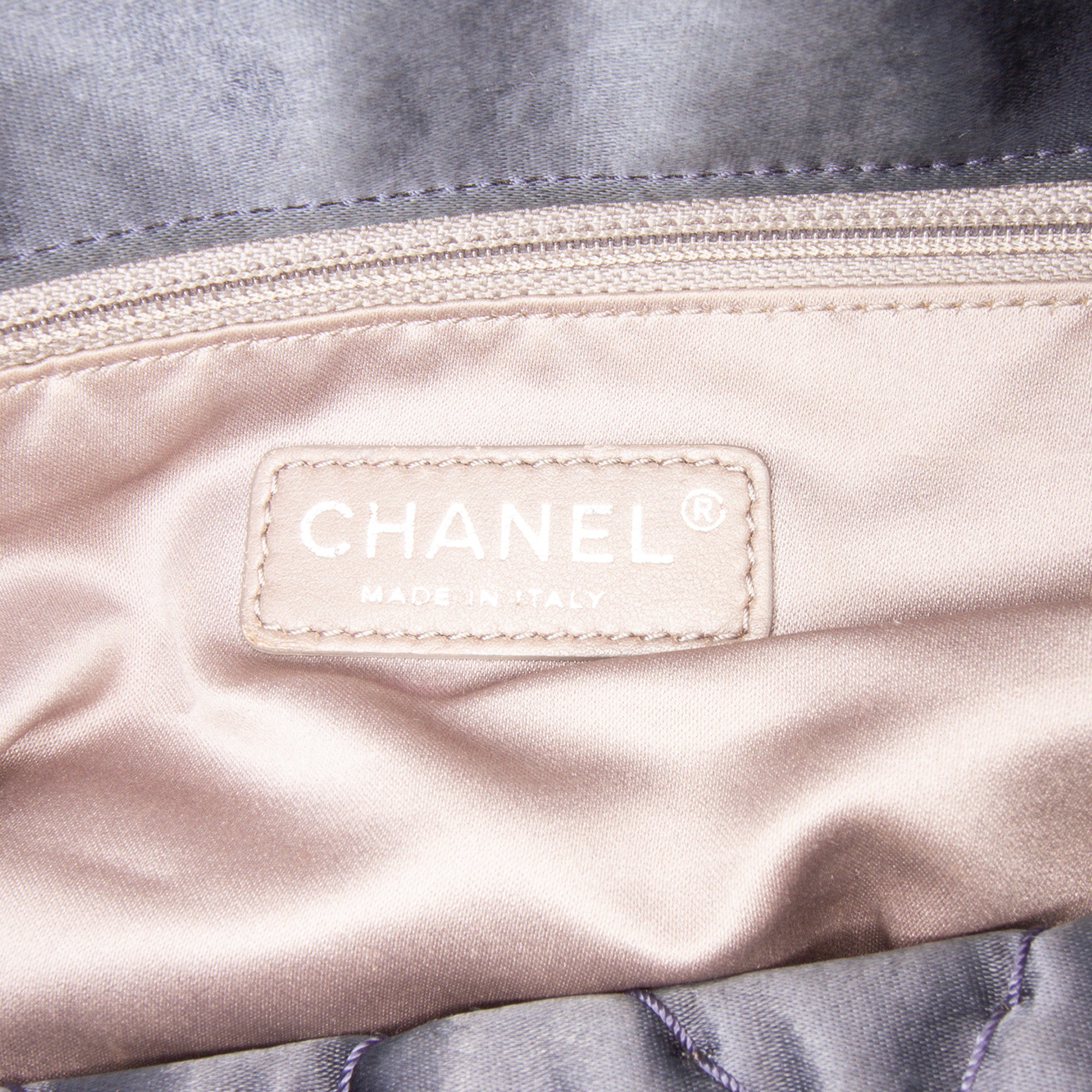 Chanel Extra Large CC Quilted Satin Single Flap - image 5