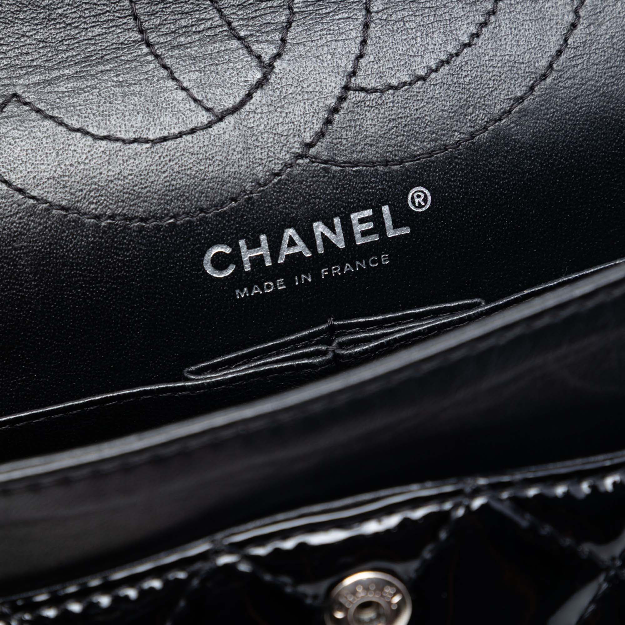 Chanel Quilted Patent Reissue 2.55 Double Flap 226 - image 5