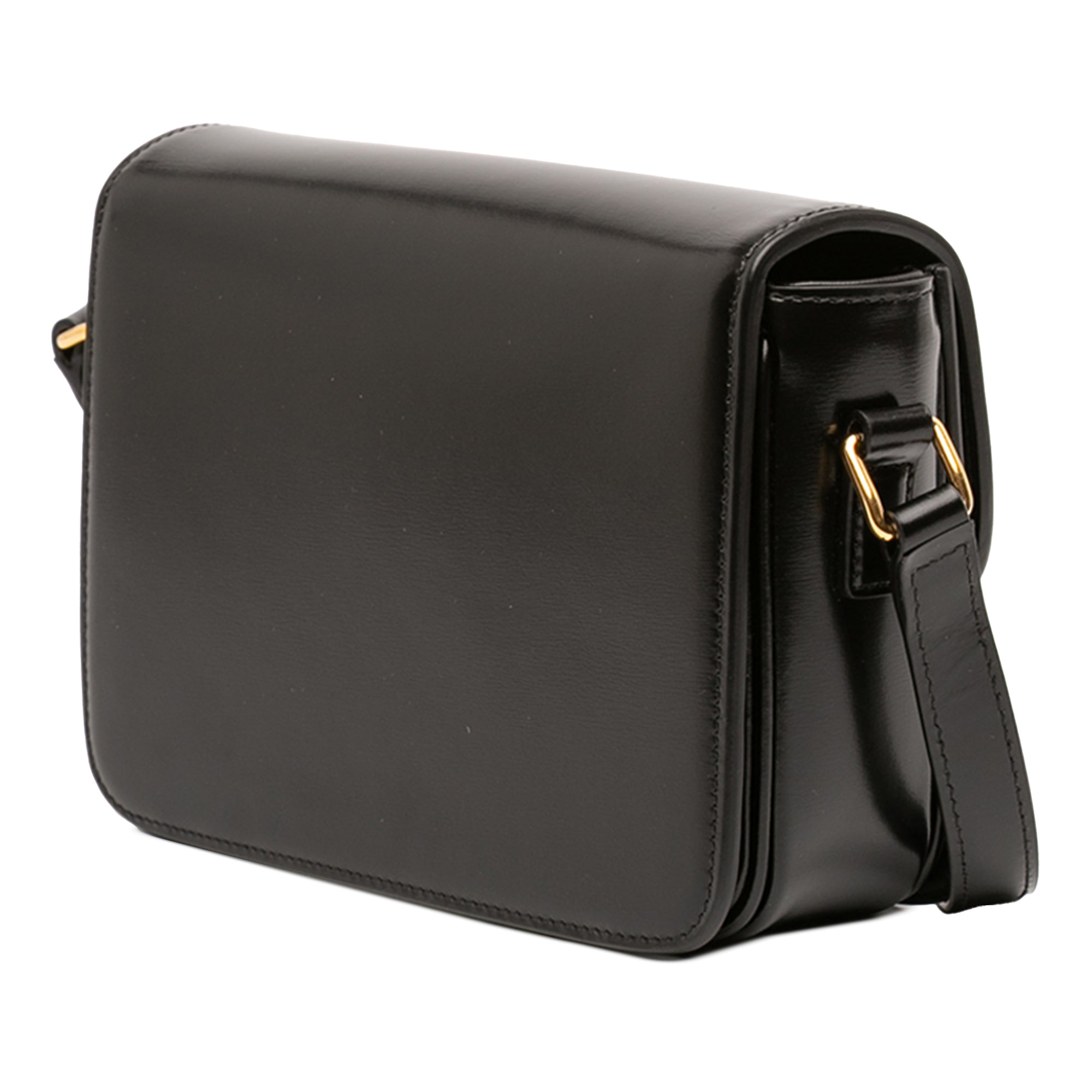 Celine Teen Shiny Calfskin Triomphe Crossbody - image 2