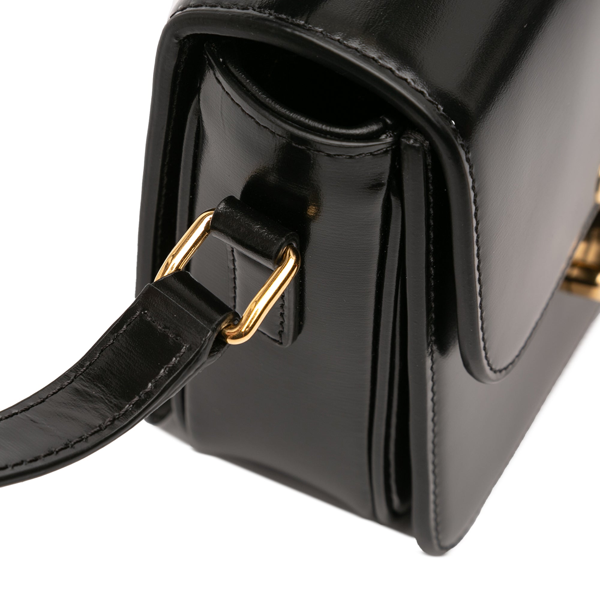 Celine Teen Shiny Calfskin Triomphe Crossbody - image 9