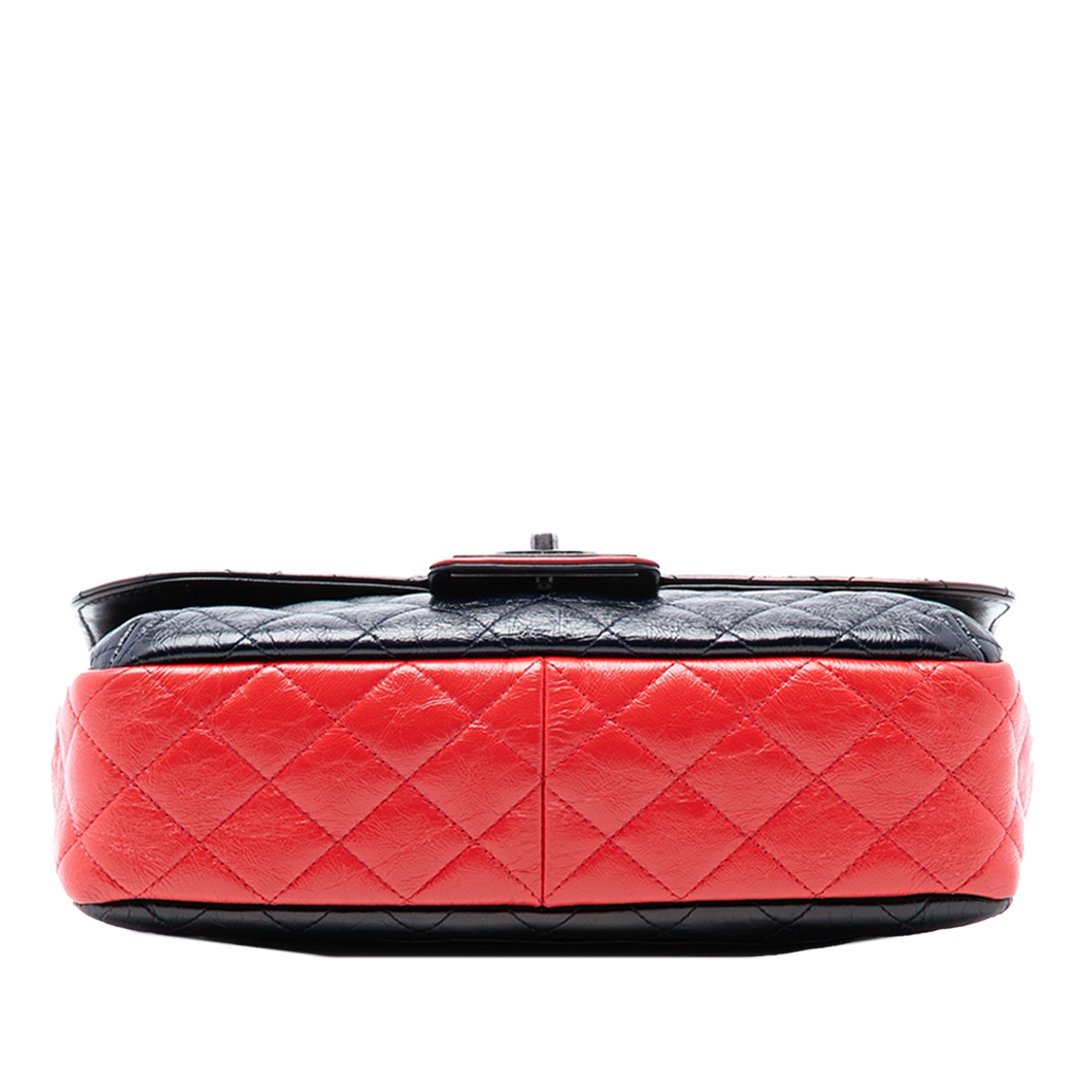 Chanel Large Tricolor Quilted Glazed Calfskin CC Plate Flap - image 3