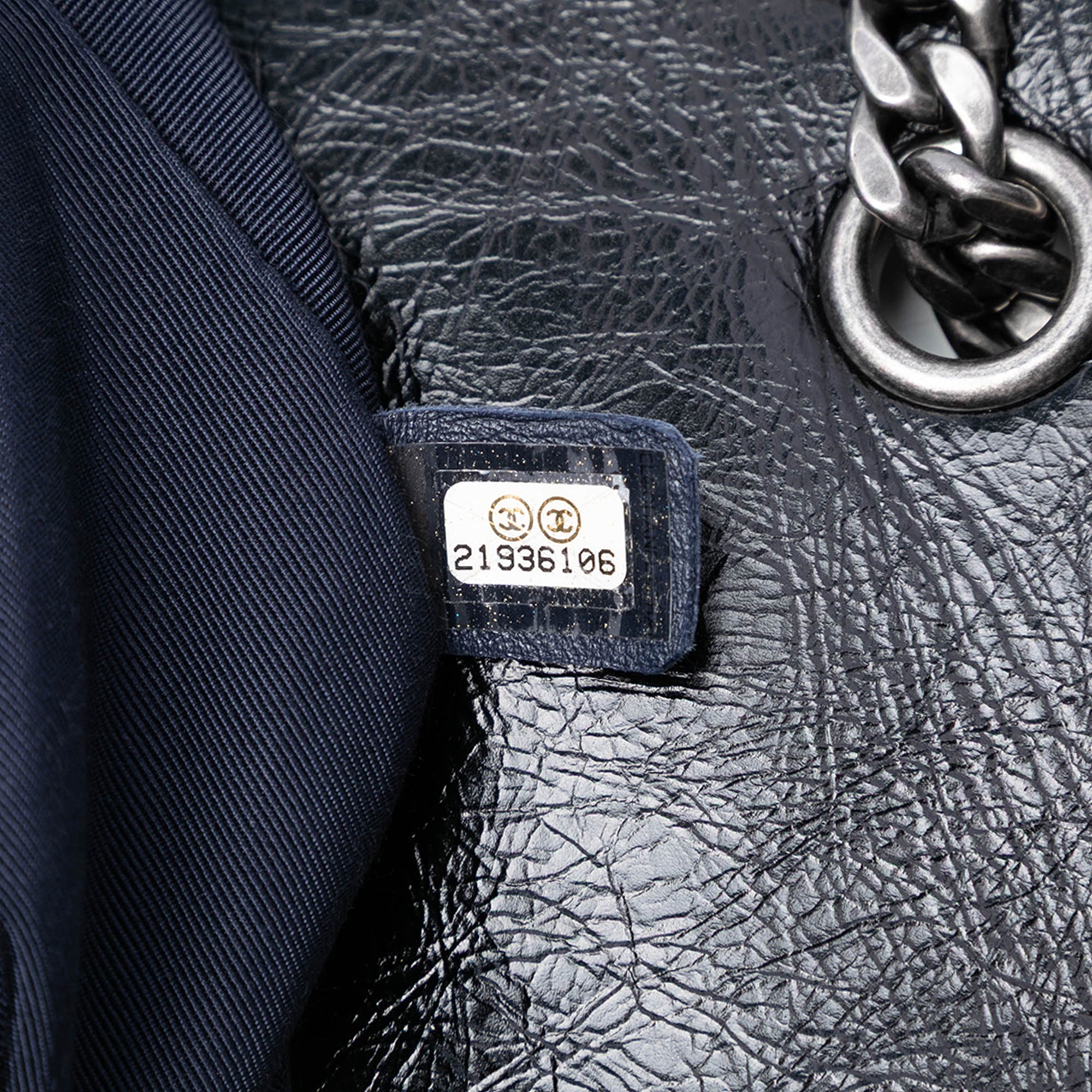 Chanel Large Tricolor Quilted Glazed Calfskin CC Plate Flap - image 6