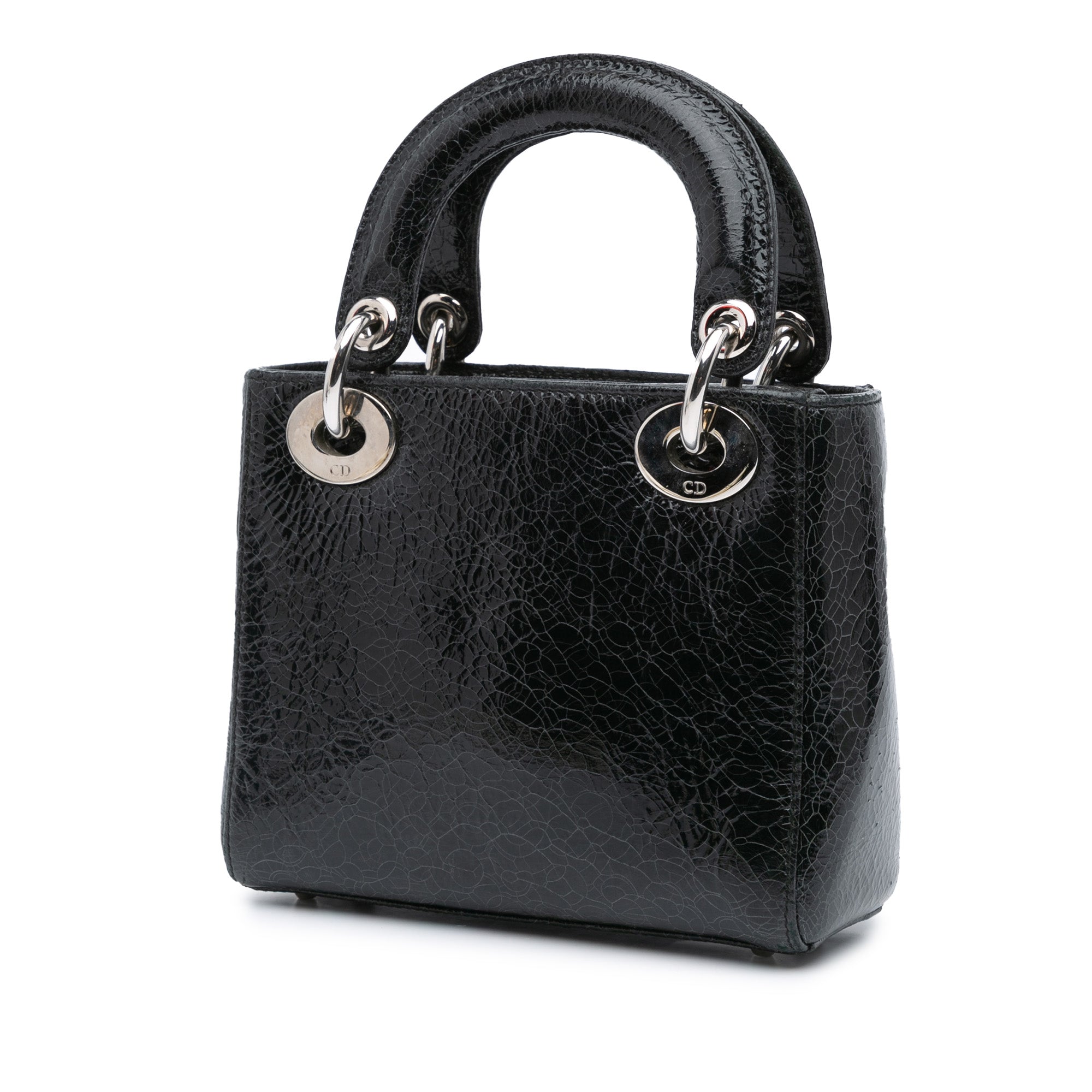 Dior Mini Deerskin Ceramic Effect Jeweled Swan Lady Dior - image 2