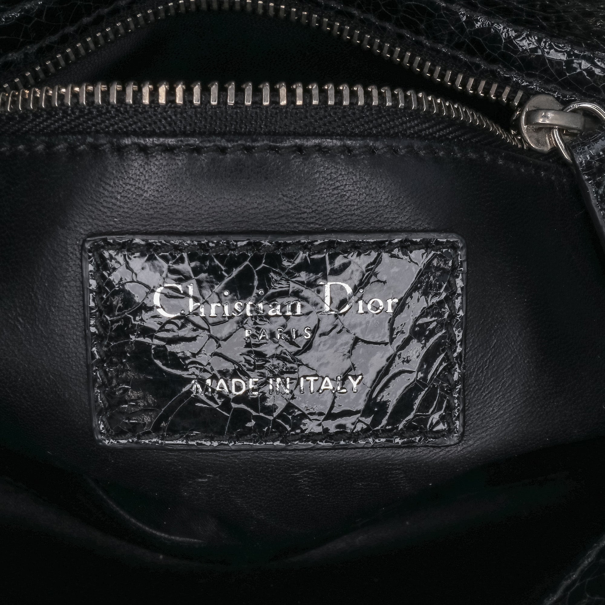 Dior Mini Deerskin Ceramic Effect Jeweled Swan Lady Dior - image 5
