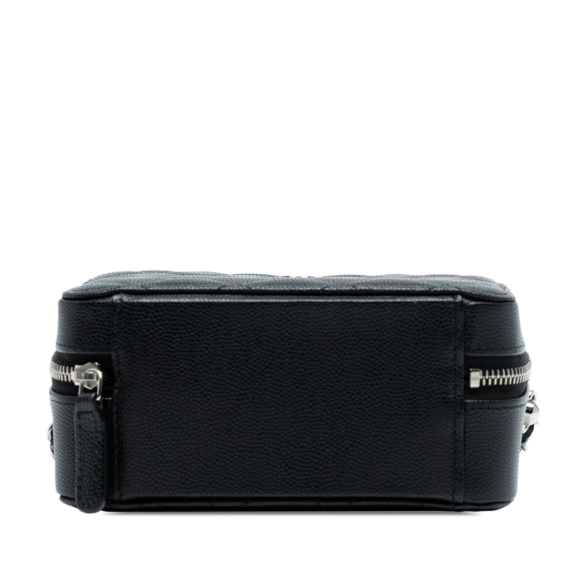 Chanel CC Quilted Caviar Camera Bag - image 3